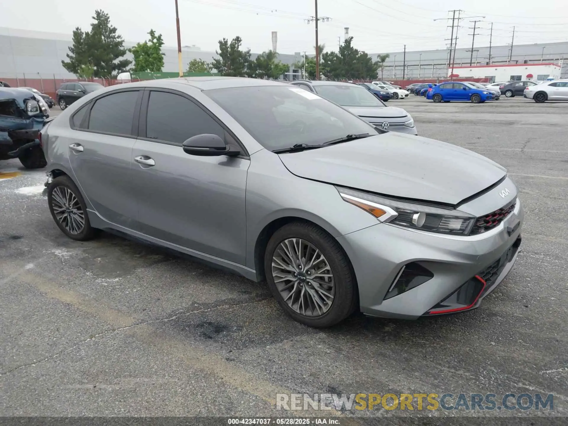 1 Photograph of a damaged car 3KPF54AD1NE504141 KIA FORTE 2022
