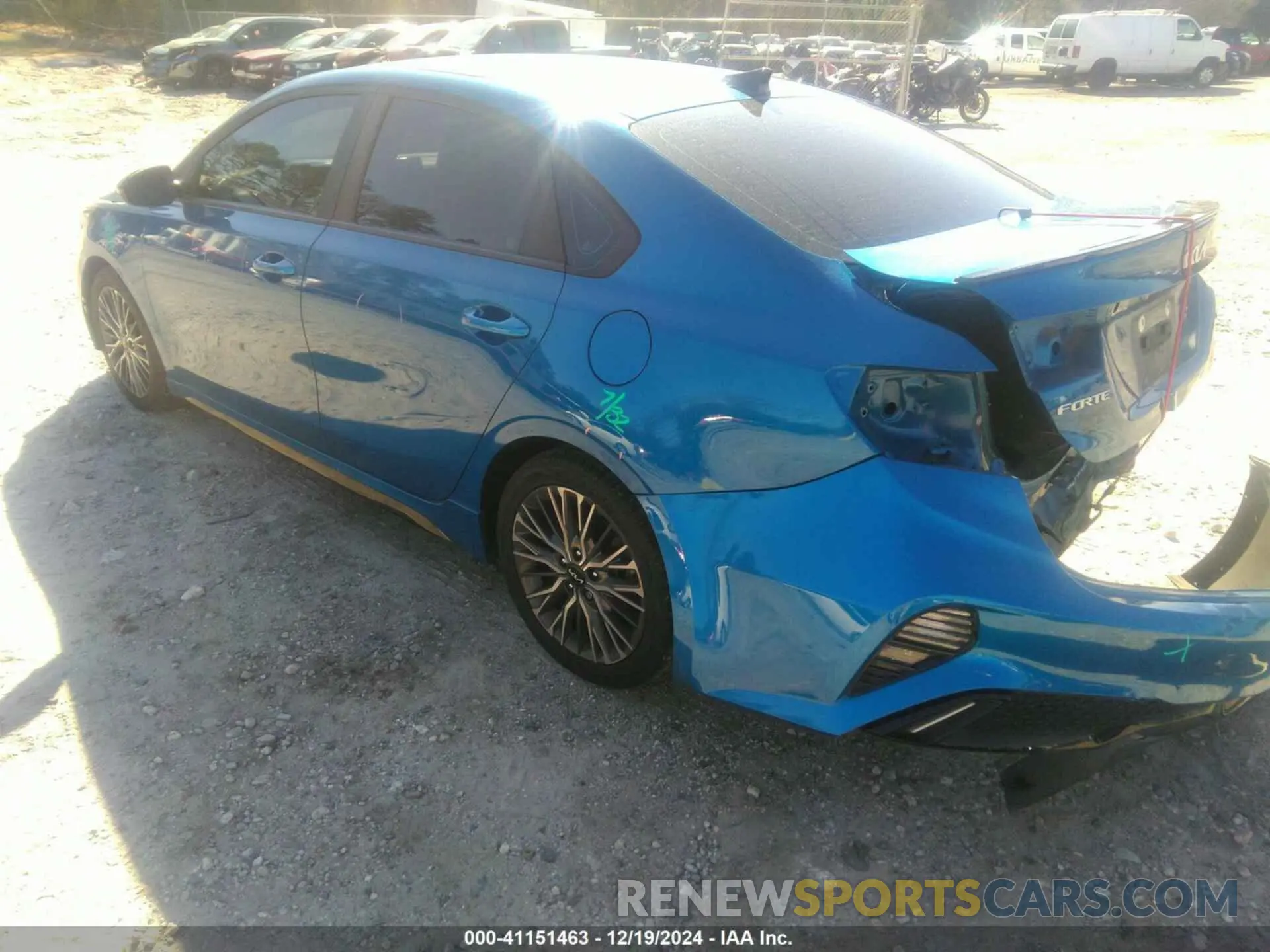 3 Photograph of a damaged car 3KPF54AD2NE428400 KIA FORTE 2022