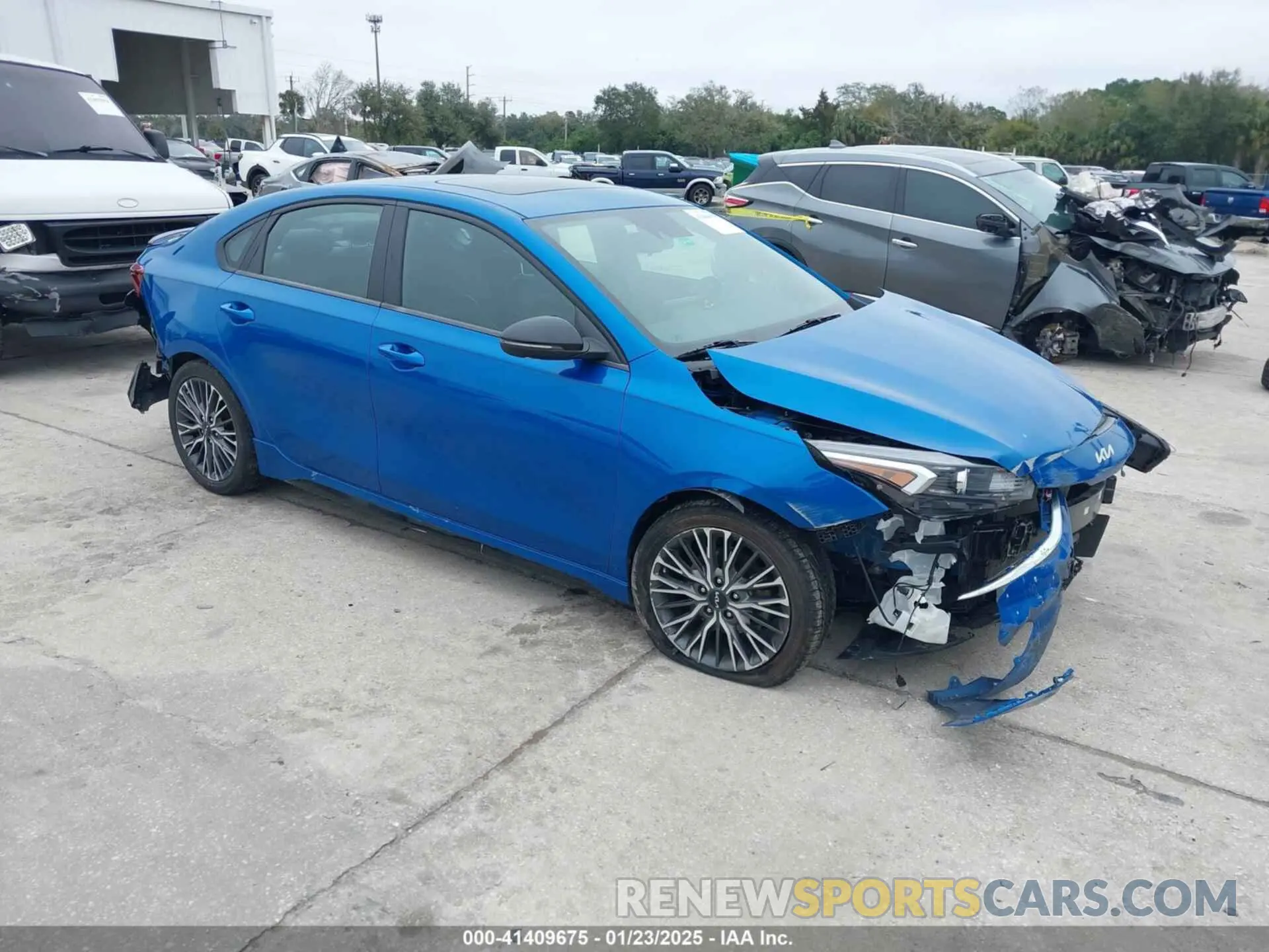 1 Photograph of a damaged car 3KPF54AD2NE444225 KIA FORTE 2022