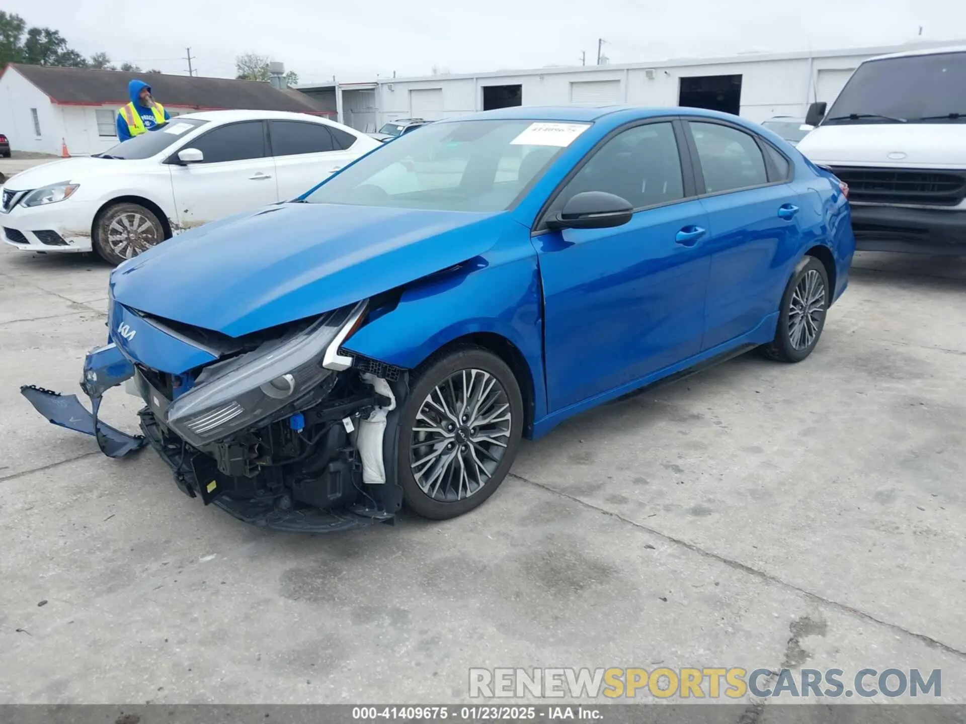 2 Photograph of a damaged car 3KPF54AD2NE444225 KIA FORTE 2022