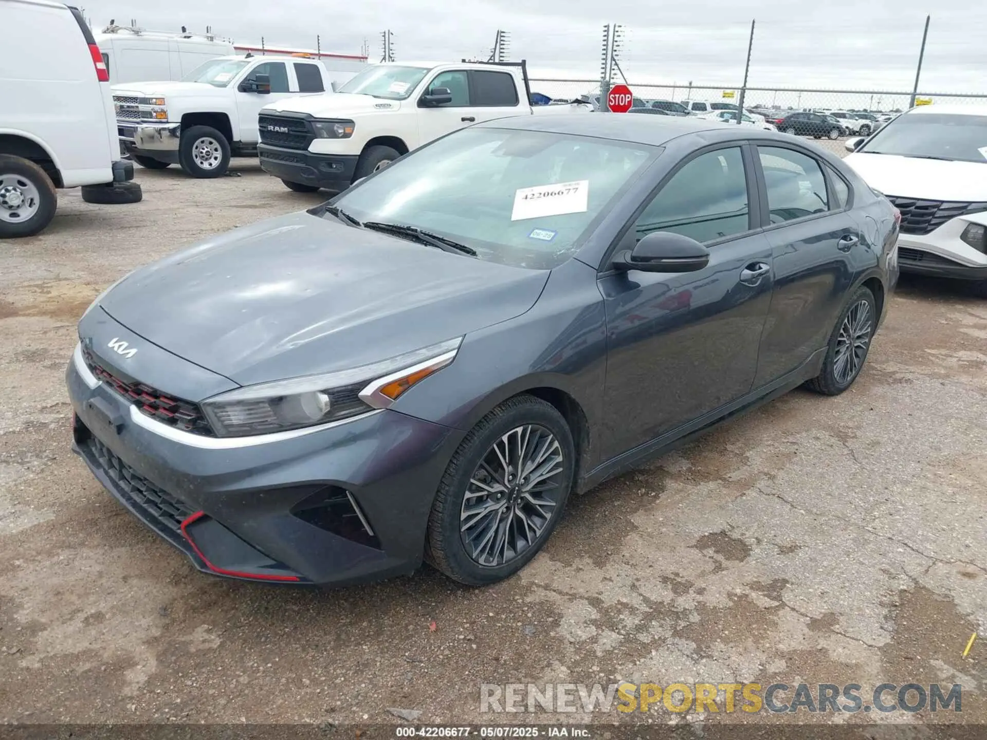 2 Photograph of a damaged car 3KPF54AD2NE478780 KIA FORTE 2022