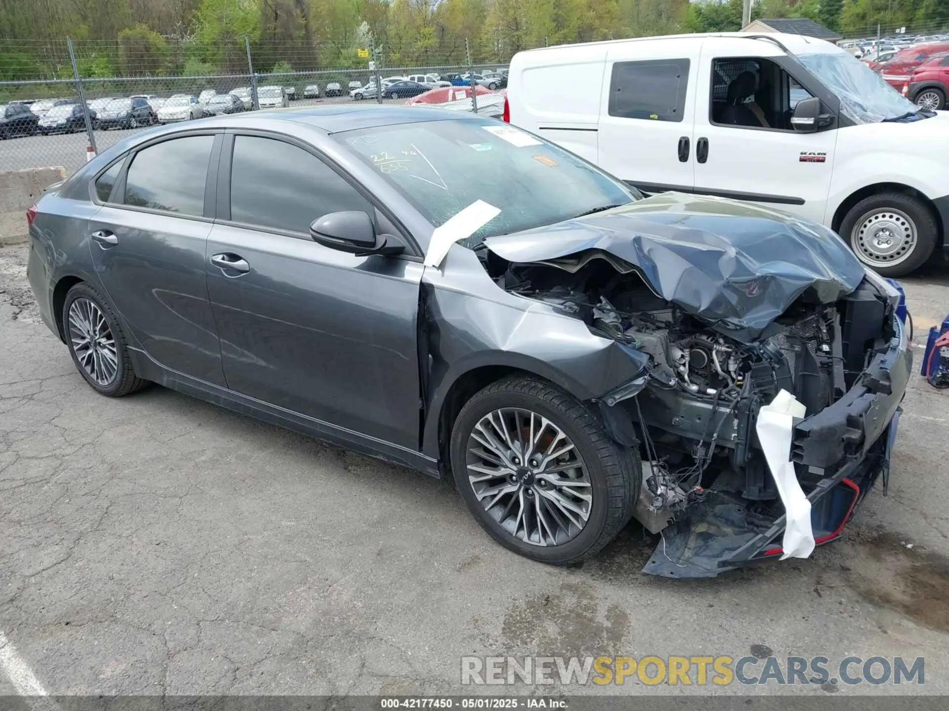 1 Photograph of a damaged car 3KPF54AD2NE488662 KIA FORTE 2022