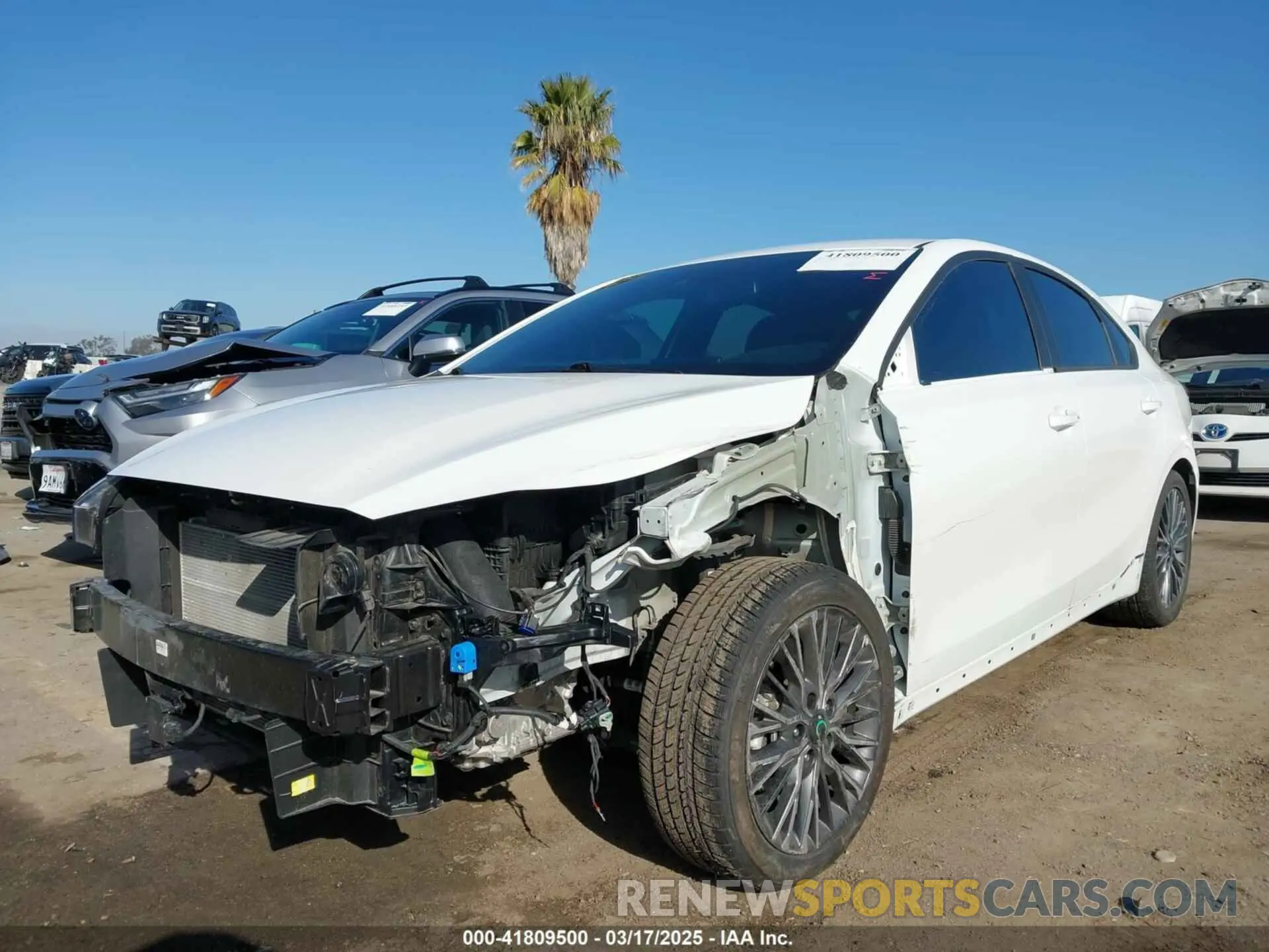 2 Photograph of a damaged car 3KPF54AD3NE498665 KIA FORTE 2022