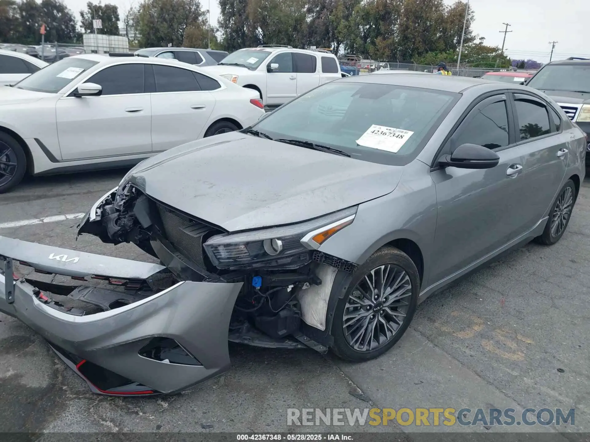 2 Photograph of a damaged car 3KPF54AD4NE433176 KIA FORTE 2022