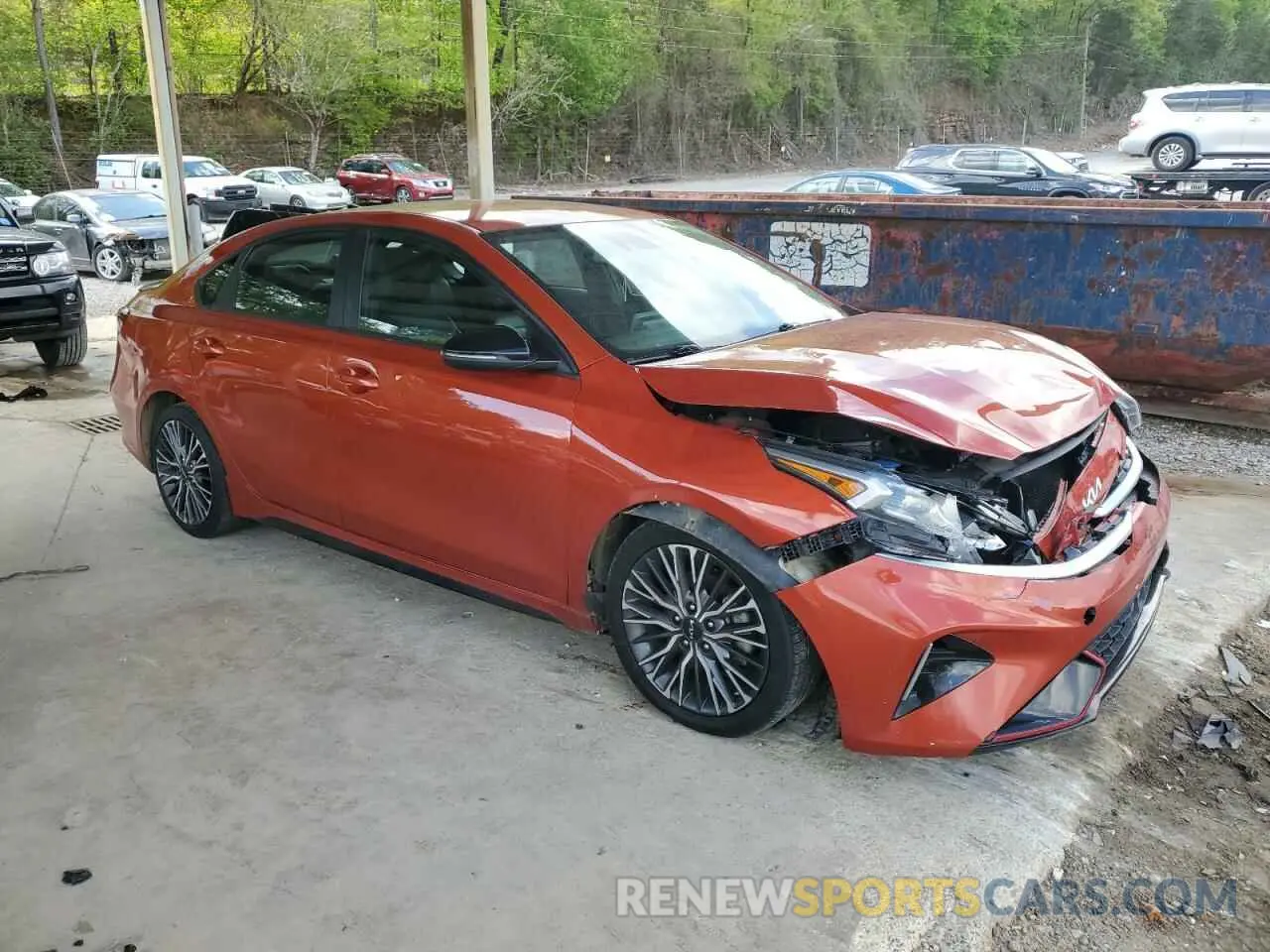 4 Photograph of a damaged car 3KPF54AD4NE437731 KIA FORTE 2022