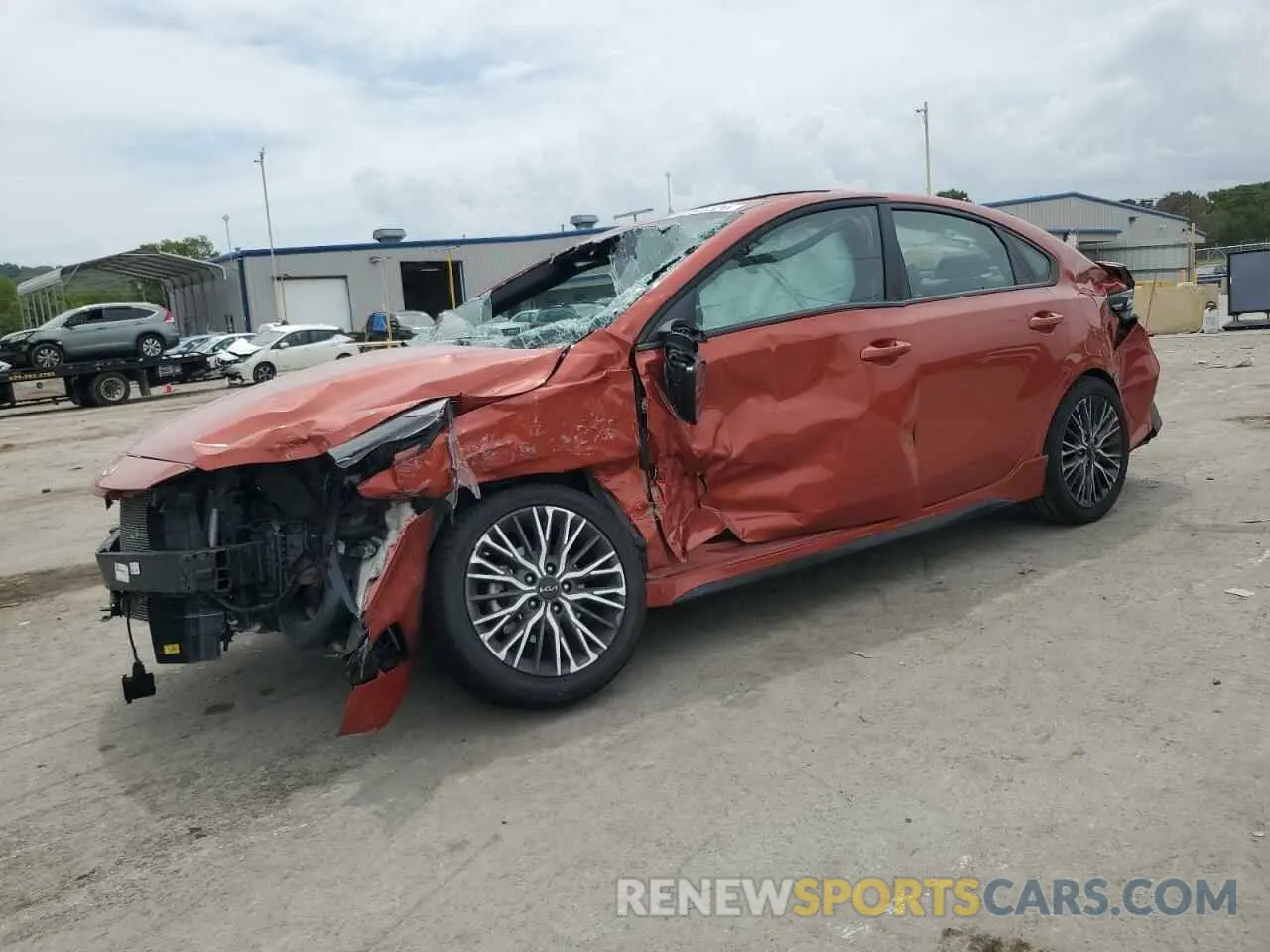 1 Photograph of a damaged car 3KPF54AD4NE448728 KIA FORTE 2022