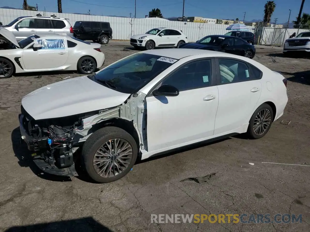 1 Photograph of a damaged car 3KPF54AD4NE486623 KIA FORTE 2022