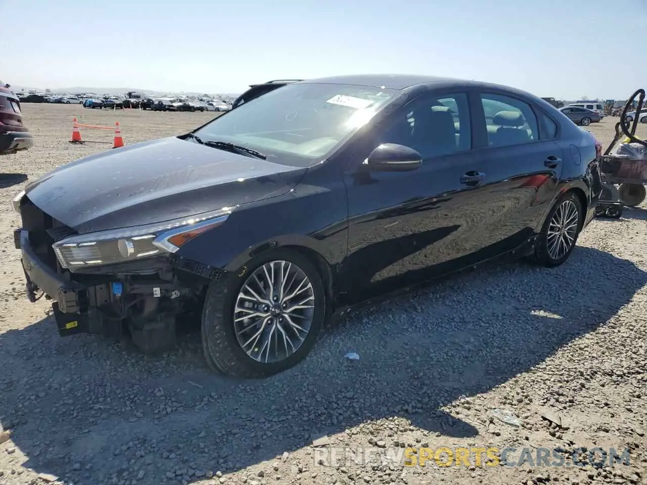 1 Photograph of a damaged car 3KPF54AD5NE489014 KIA FORTE 2022