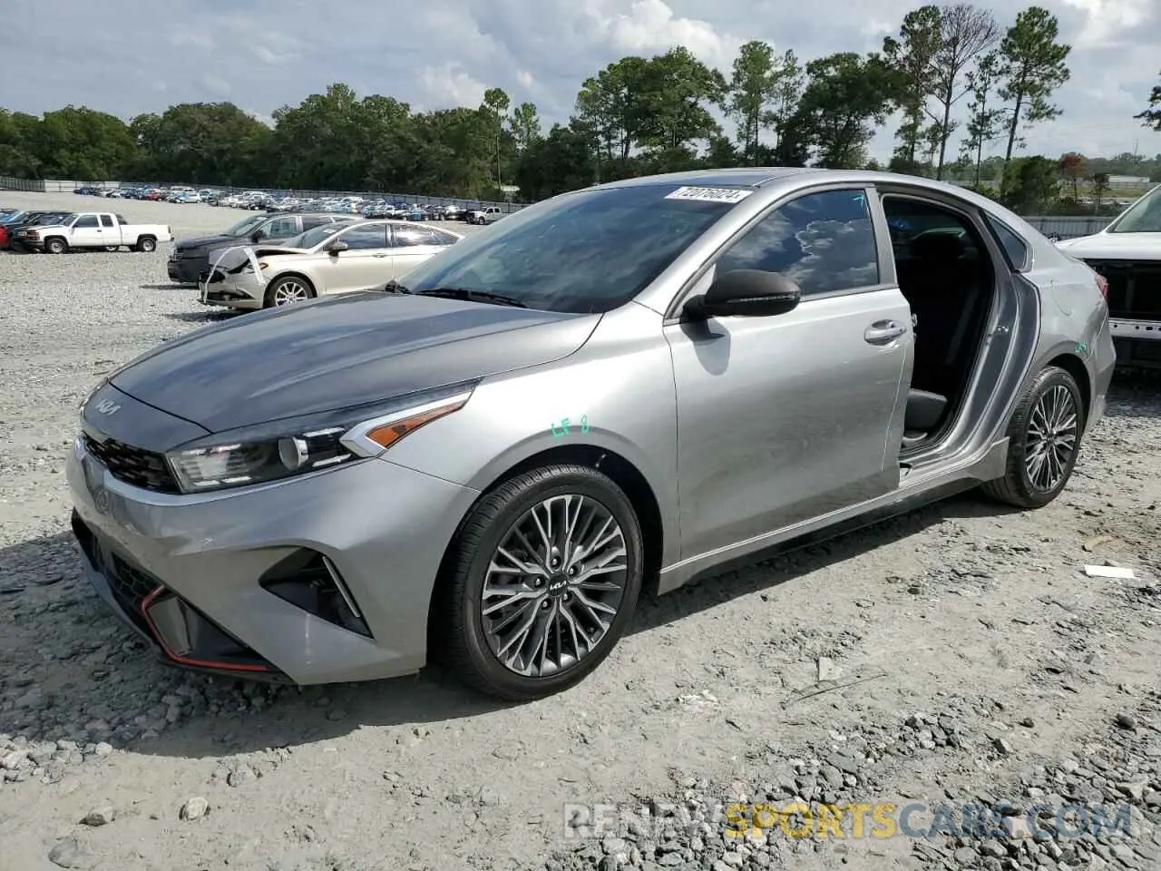 1 Photograph of a damaged car 3KPF54AD6NE433843 KIA FORTE 2022