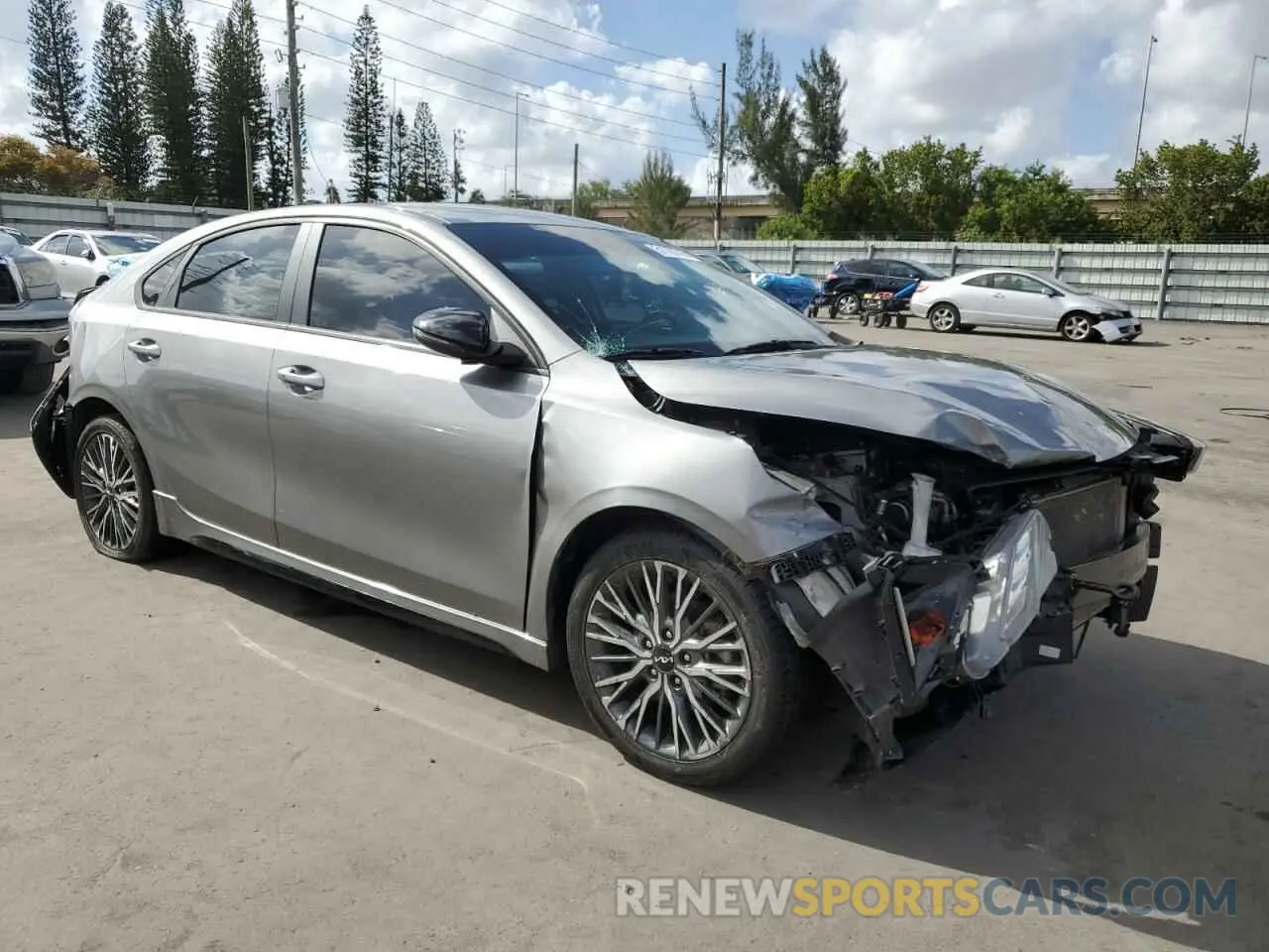 4 Photograph of a damaged car 3KPF54AD6NE470097 KIA FORTE 2022