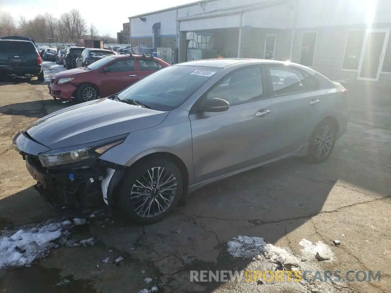 1 Photograph of a damaged car 3KPF54AD6NE502692 KIA FORTE 2022