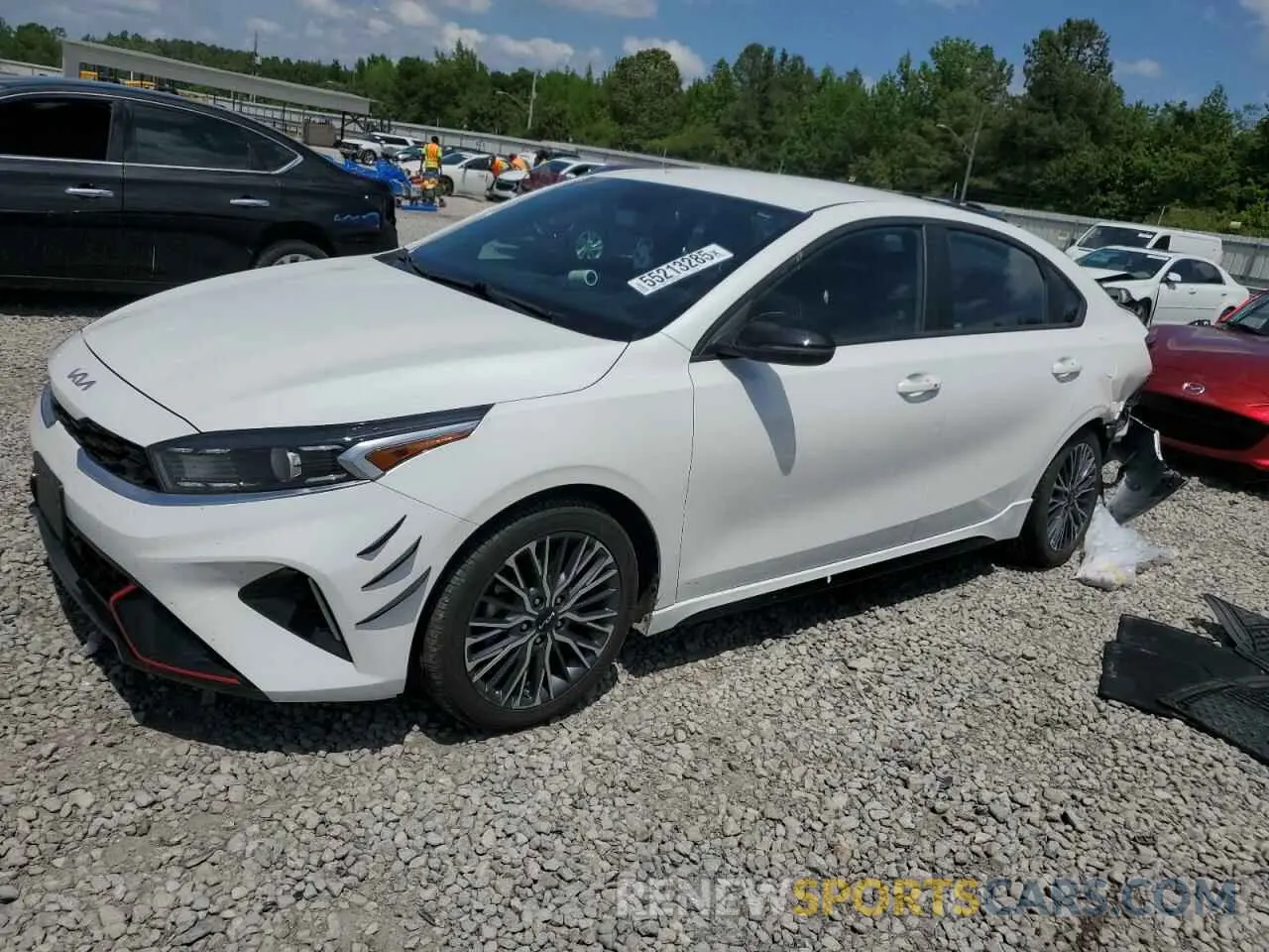 1 Photograph of a damaged car 3KPF54AD6NE507939 KIA FORTE 2022