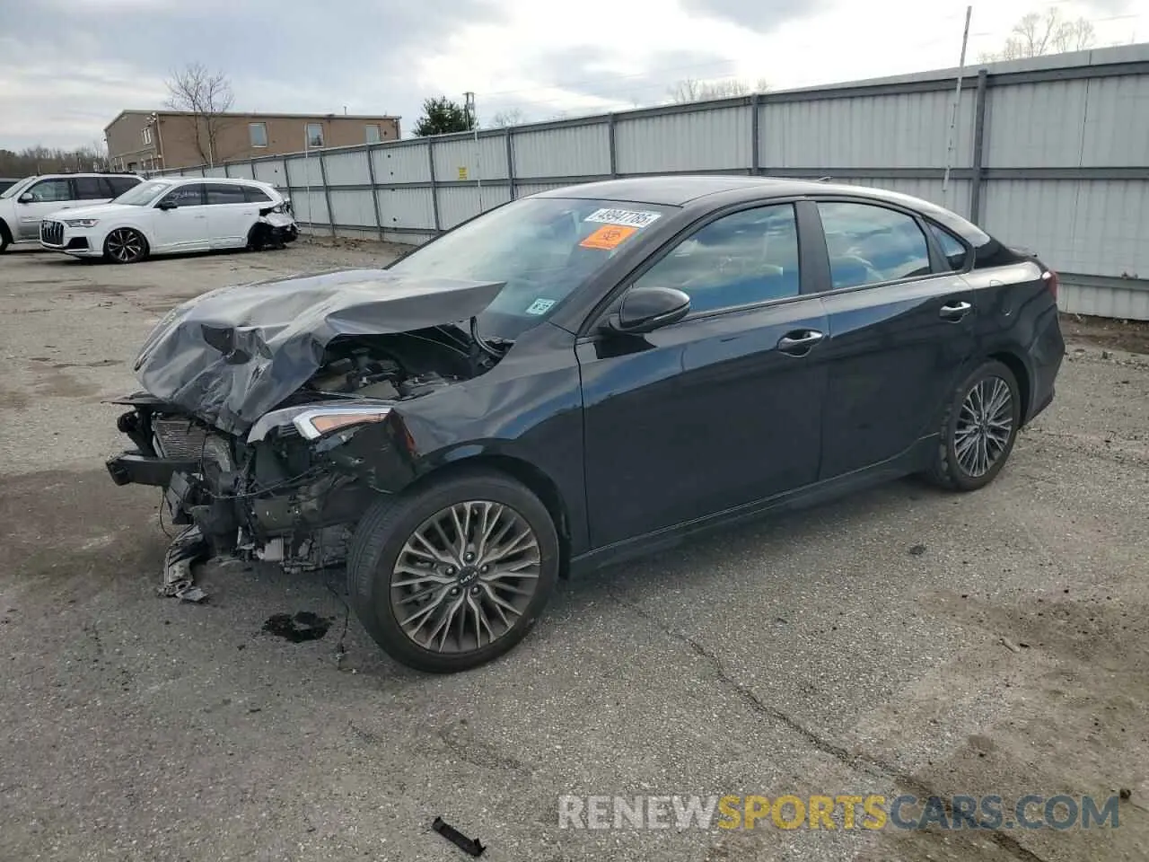1 Photograph of a damaged car 3KPF54AD6NE509173 KIA FORTE 2022