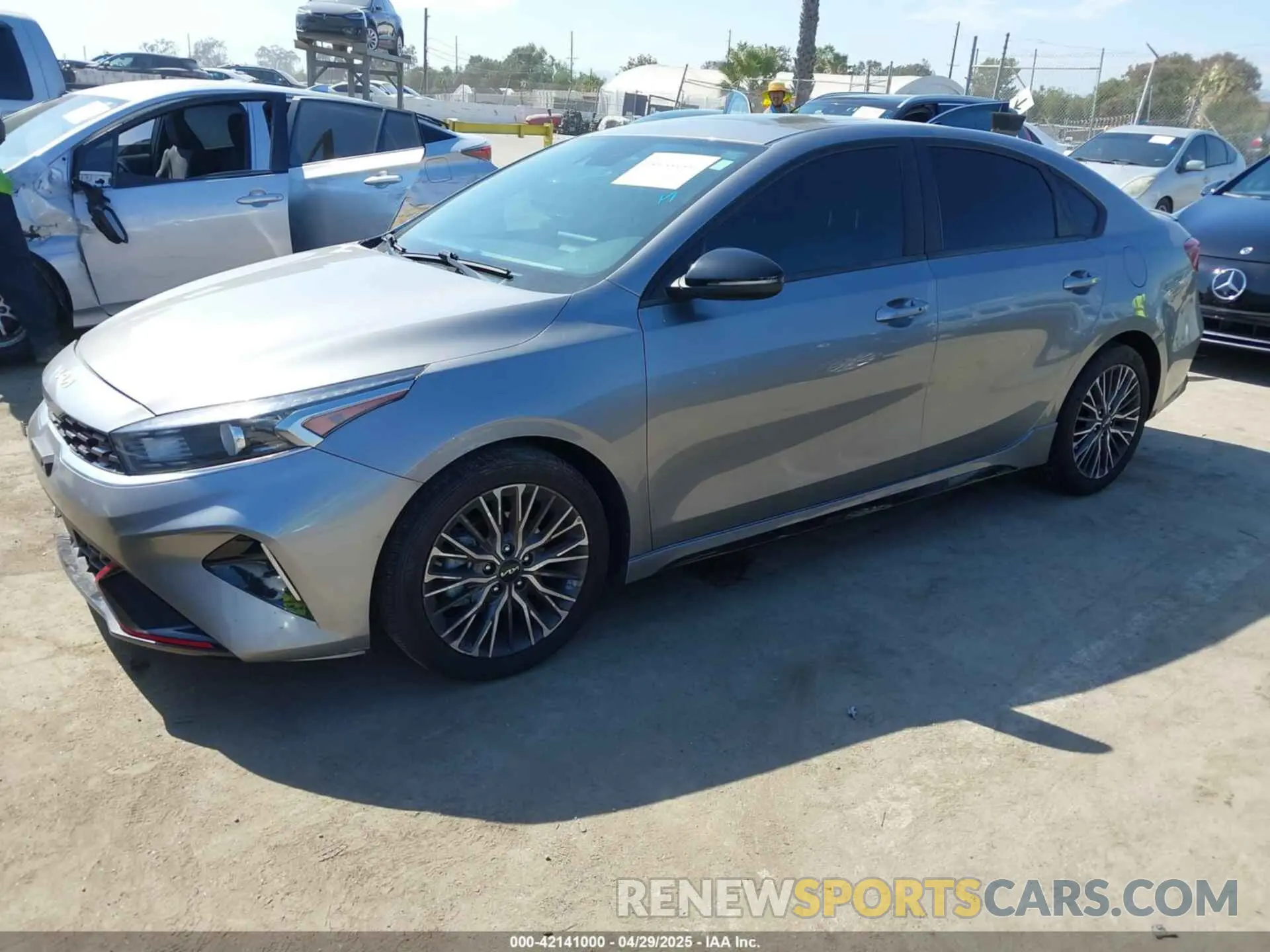 2 Photograph of a damaged car 3KPF54AD7NE439859 KIA FORTE 2022