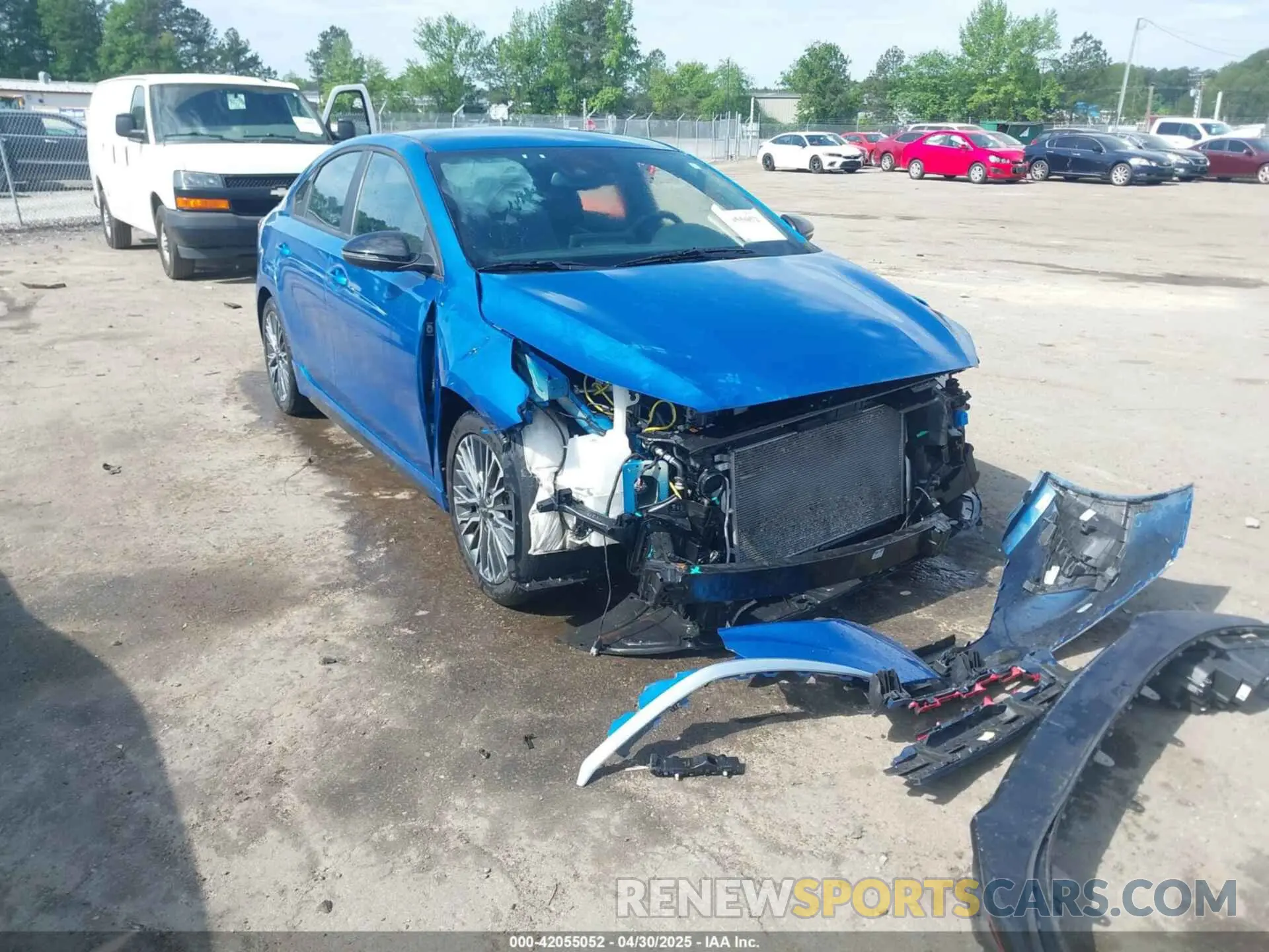 6 Photograph of a damaged car 3KPF54AD7NE442356 KIA FORTE 2022