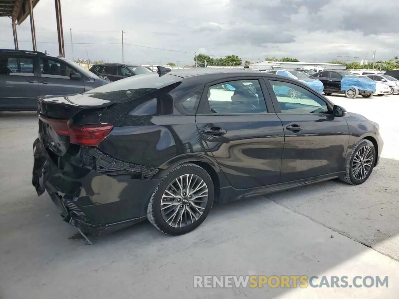 3 Photograph of a damaged car 3KPF54AD7NE443345 KIA FORTE 2022