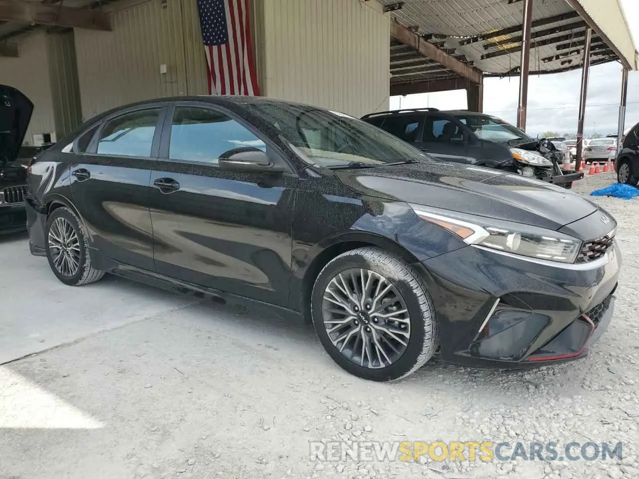 4 Photograph of a damaged car 3KPF54AD7NE443345 KIA FORTE 2022