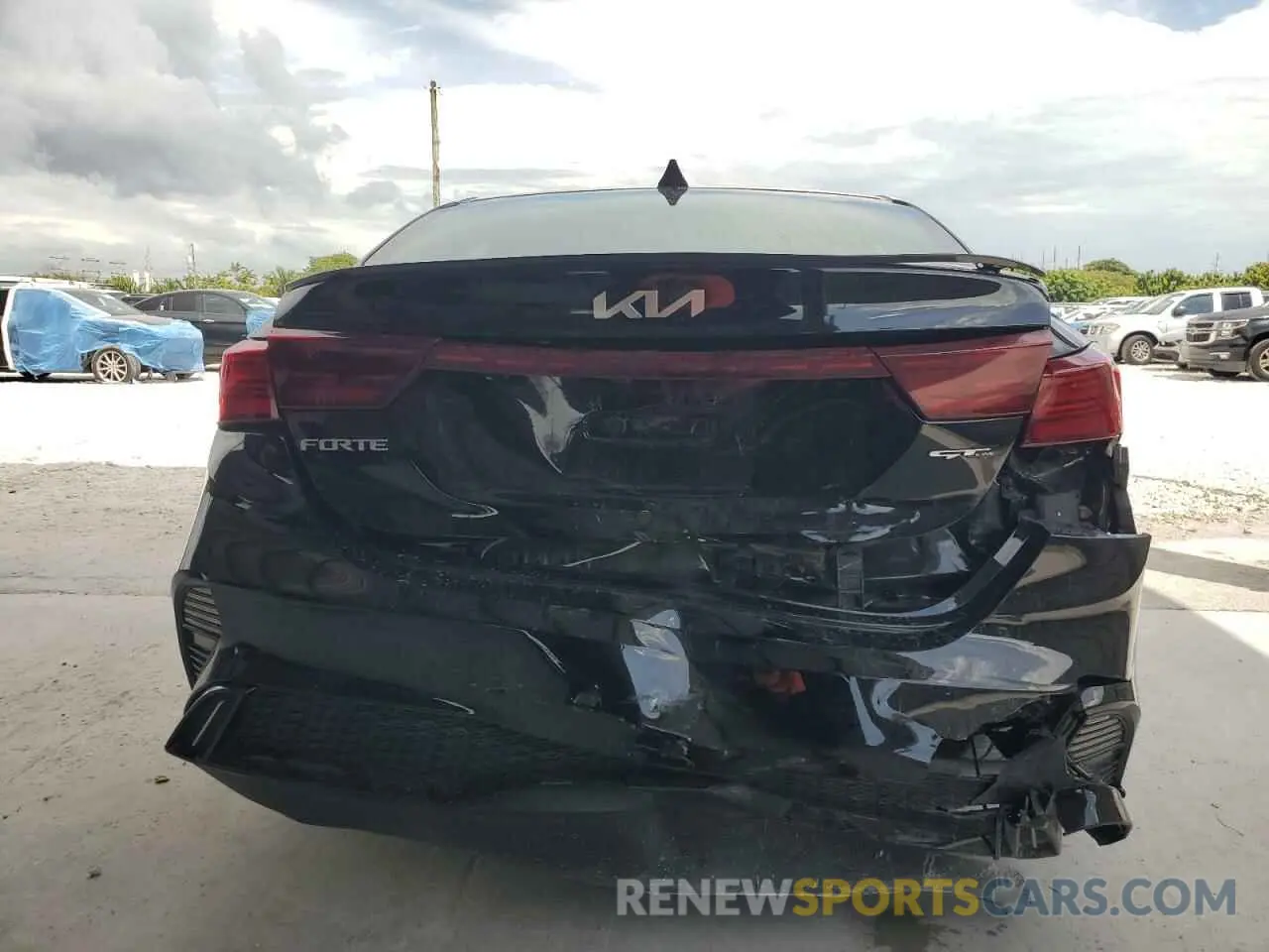 6 Photograph of a damaged car 3KPF54AD7NE443345 KIA FORTE 2022