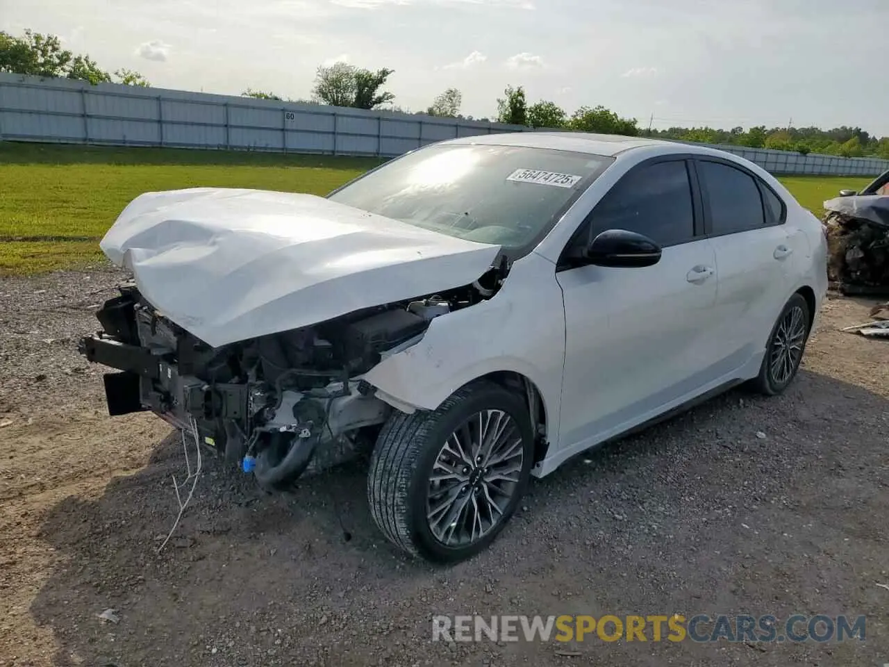 1 Photograph of a damaged car 3KPF54AD7NE495963 KIA FORTE 2022