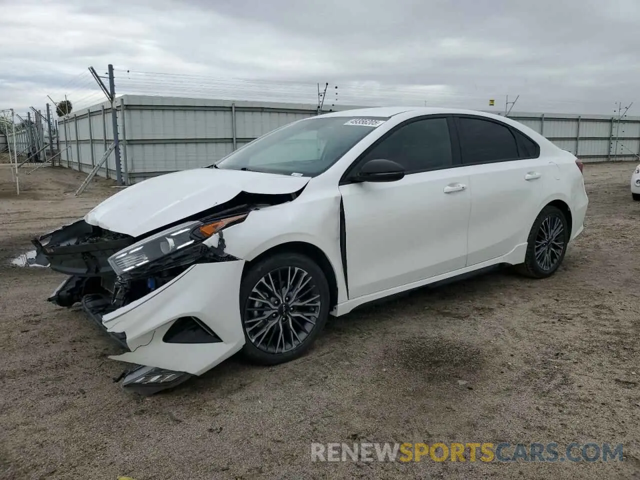 1 Photograph of a damaged car 3KPF54AD7NE498118 KIA FORTE 2022