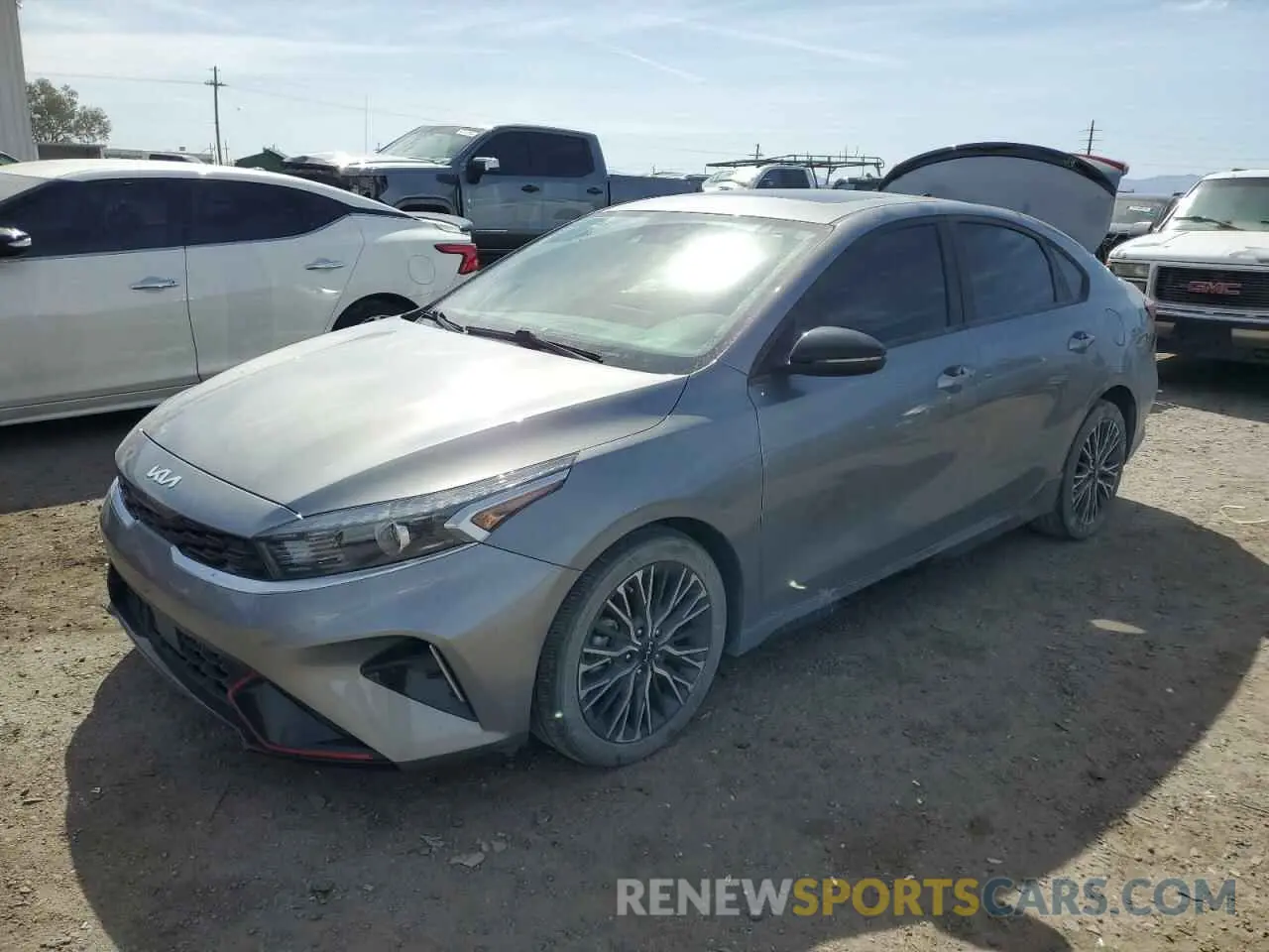 1 Photograph of a damaged car 3KPF54AD7NE507724 KIA FORTE 2022