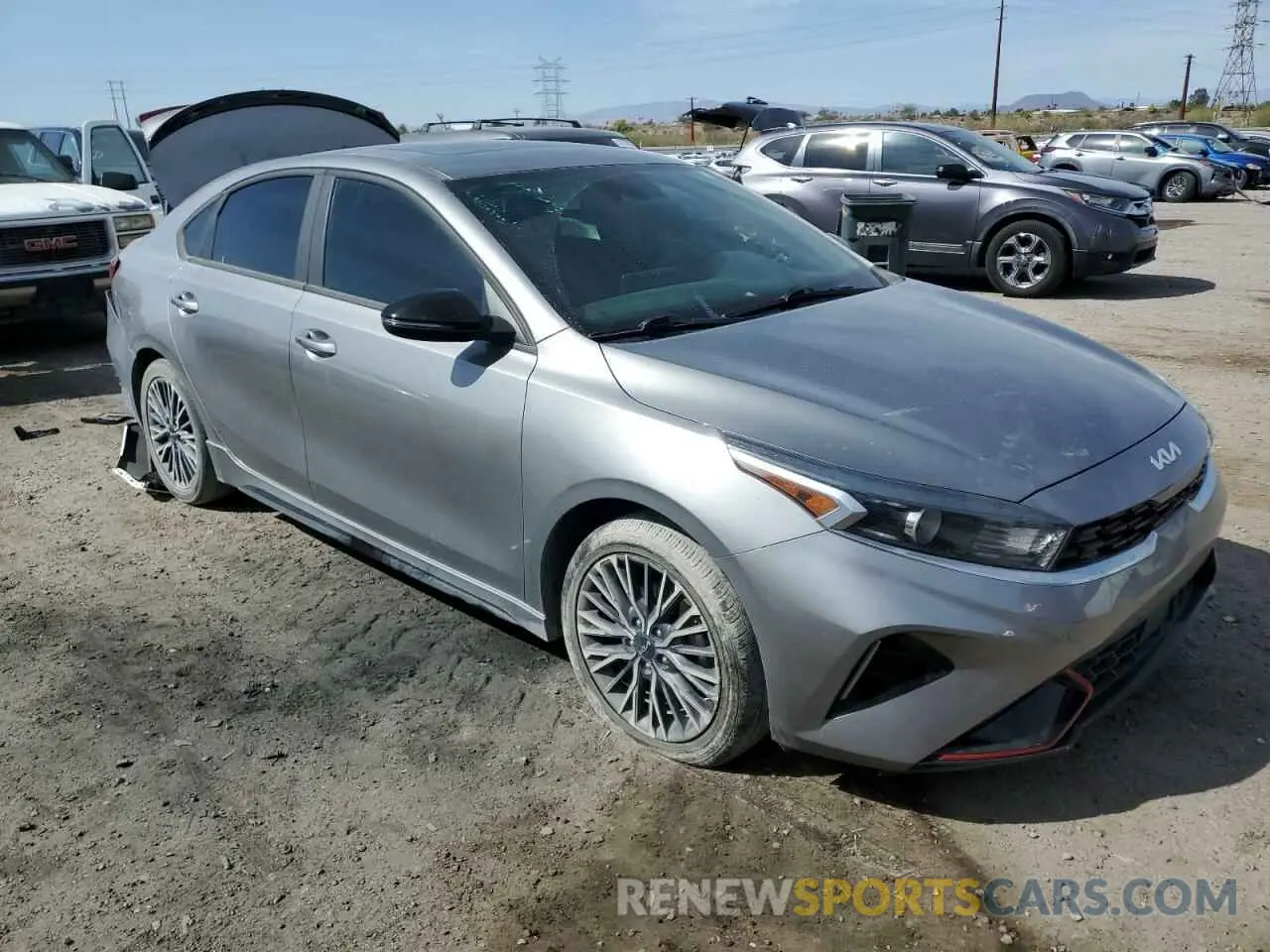 4 Photograph of a damaged car 3KPF54AD7NE507724 KIA FORTE 2022