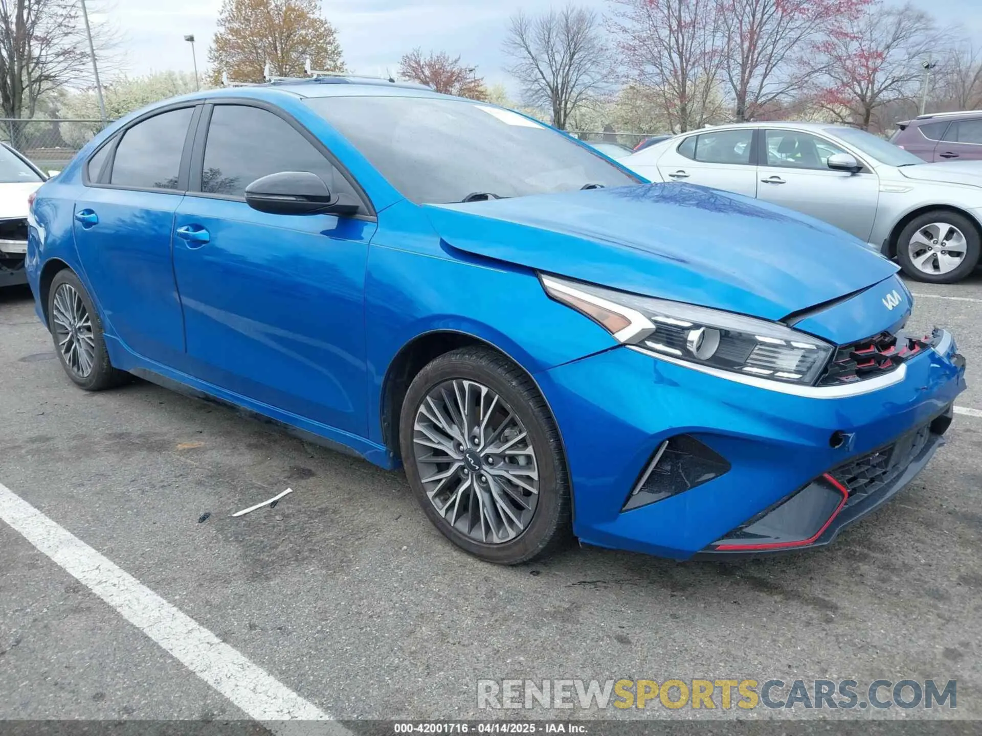 1 Photograph of a damaged car 3KPF54AD8NE505593 KIA FORTE 2022
