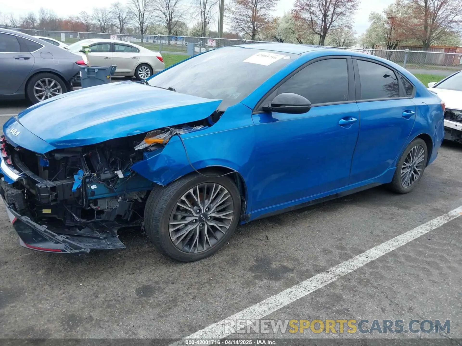 2 Photograph of a damaged car 3KPF54AD8NE505593 KIA FORTE 2022