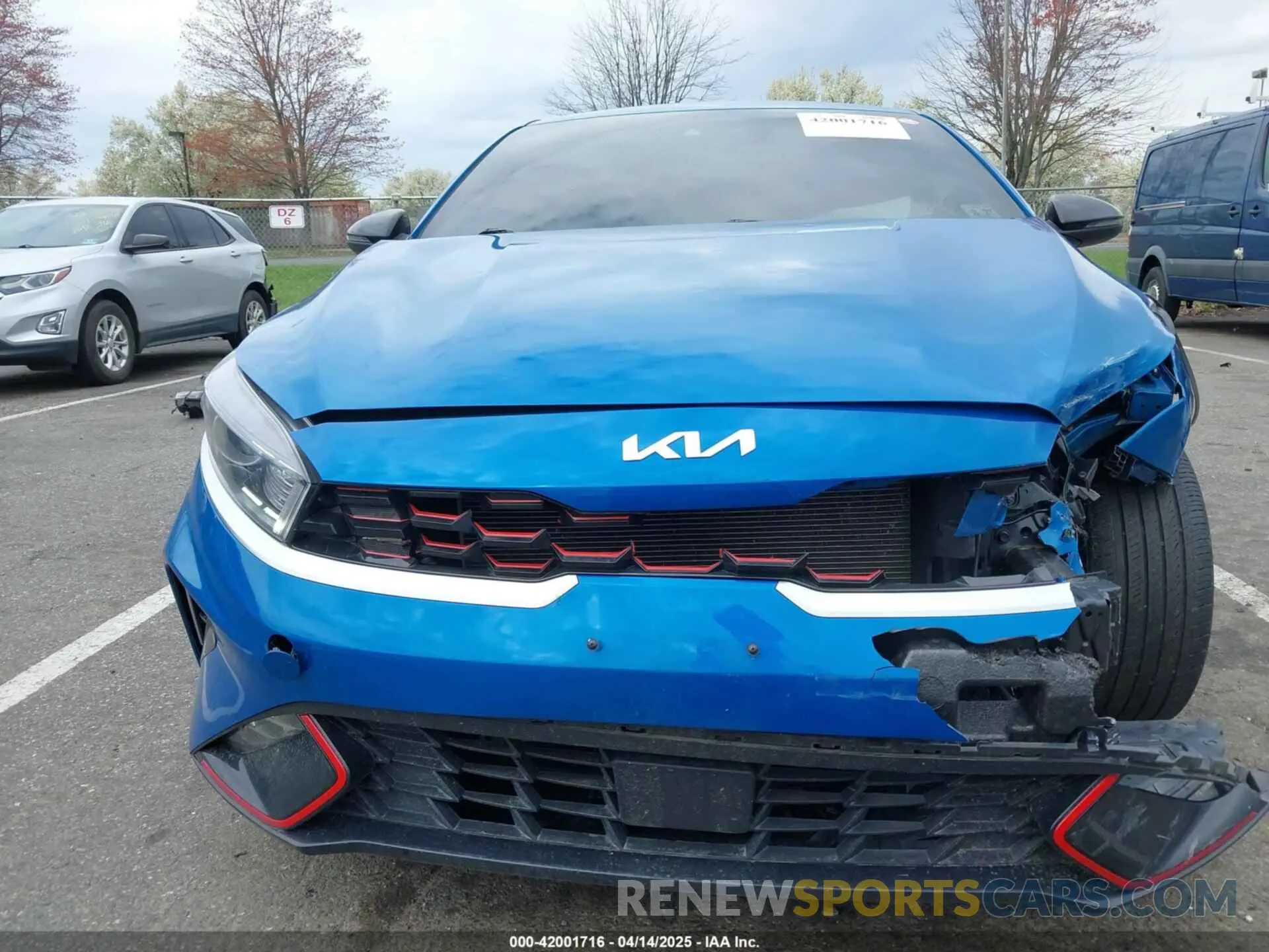 6 Photograph of a damaged car 3KPF54AD8NE505593 KIA FORTE 2022