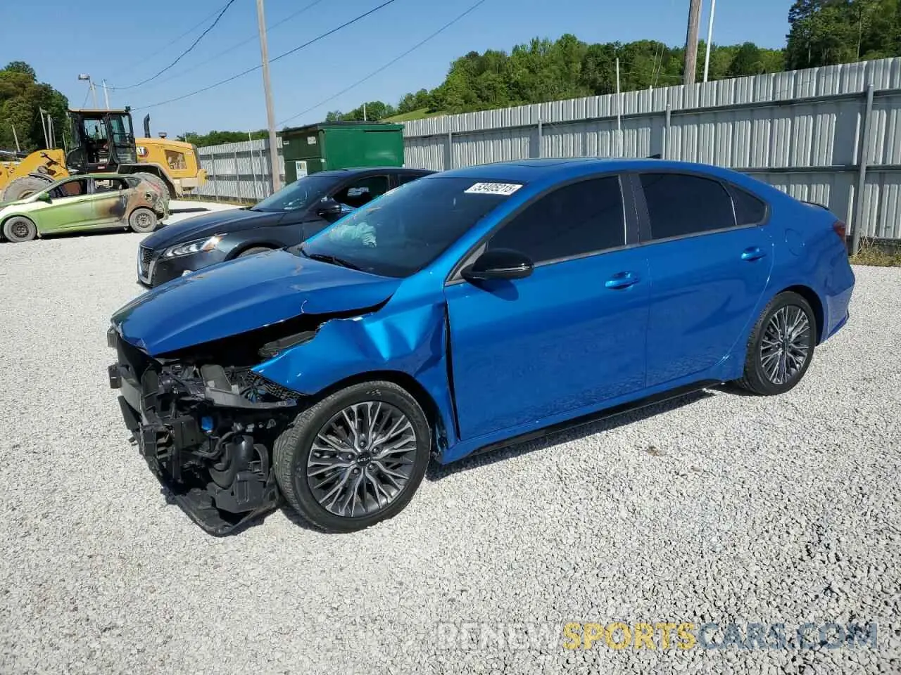 1 Photograph of a damaged car 3KPF54AD9NE444562 KIA FORTE 2022