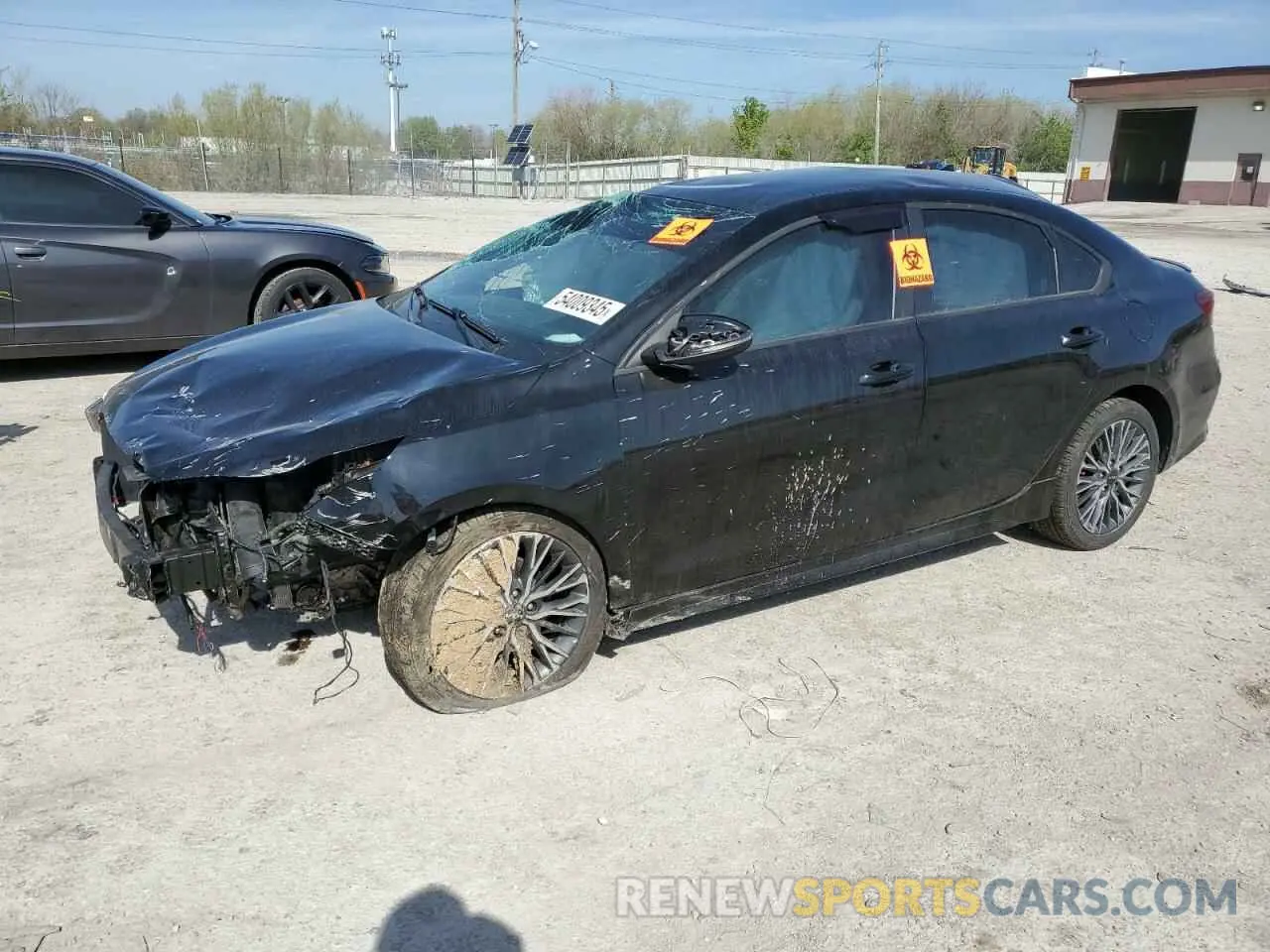 1 Photograph of a damaged car 3KPF54AD9NE451351 KIA FORTE 2022