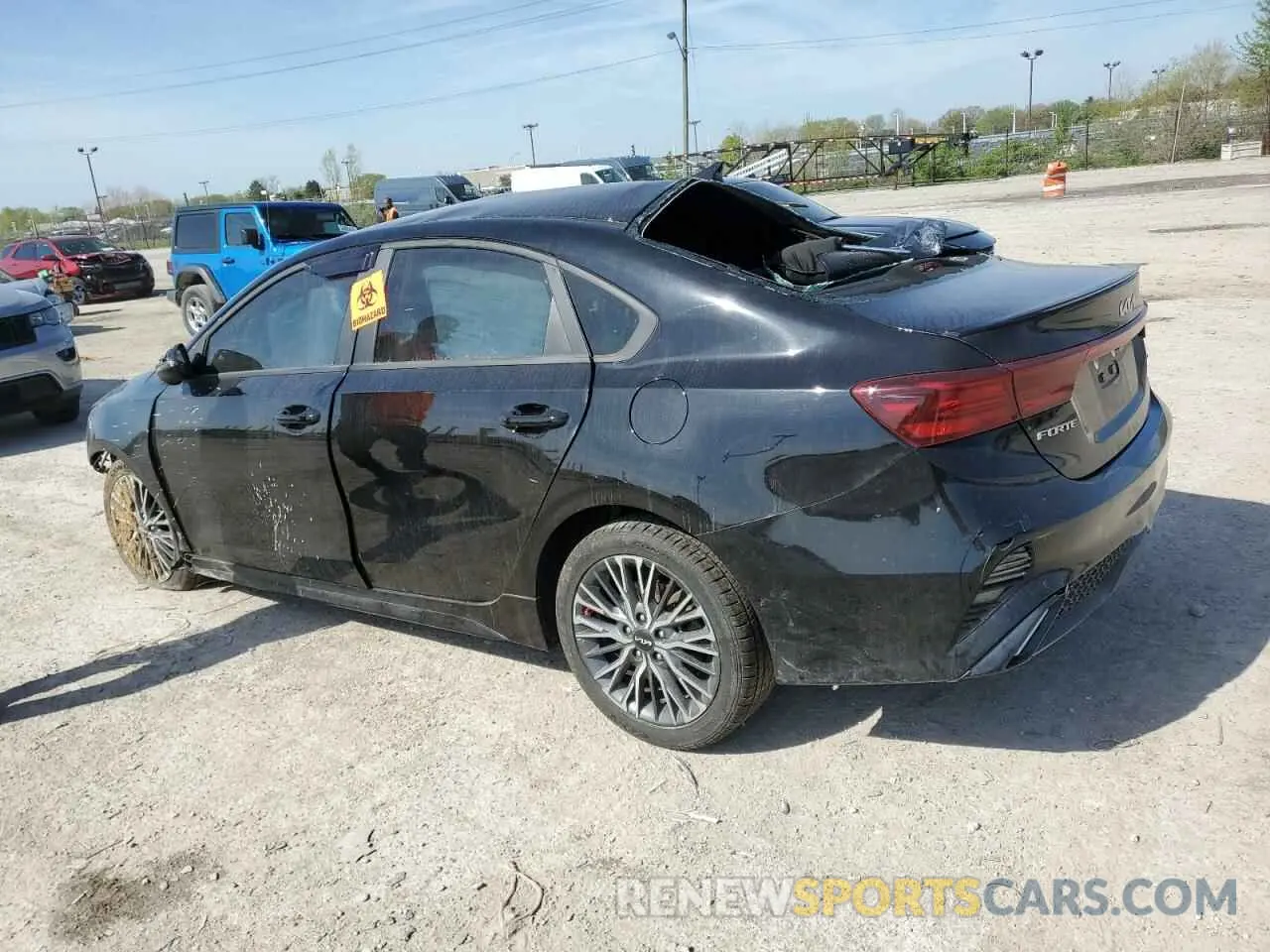2 Photograph of a damaged car 3KPF54AD9NE451351 KIA FORTE 2022