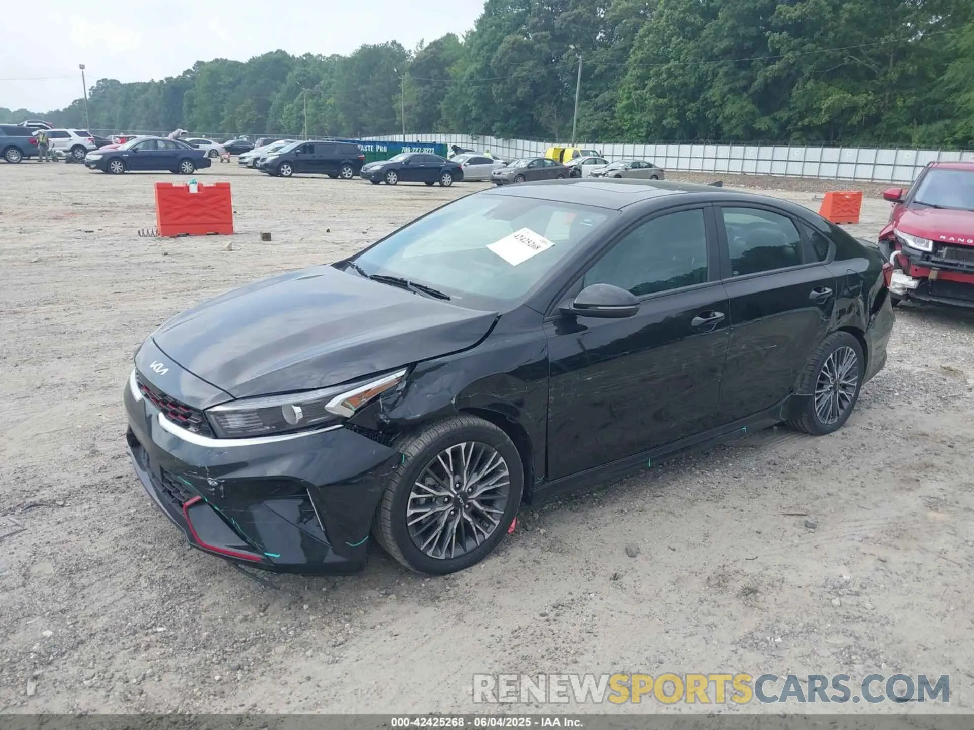 2 Photograph of a damaged car 3KPF54AD9NE458980 KIA FORTE 2022