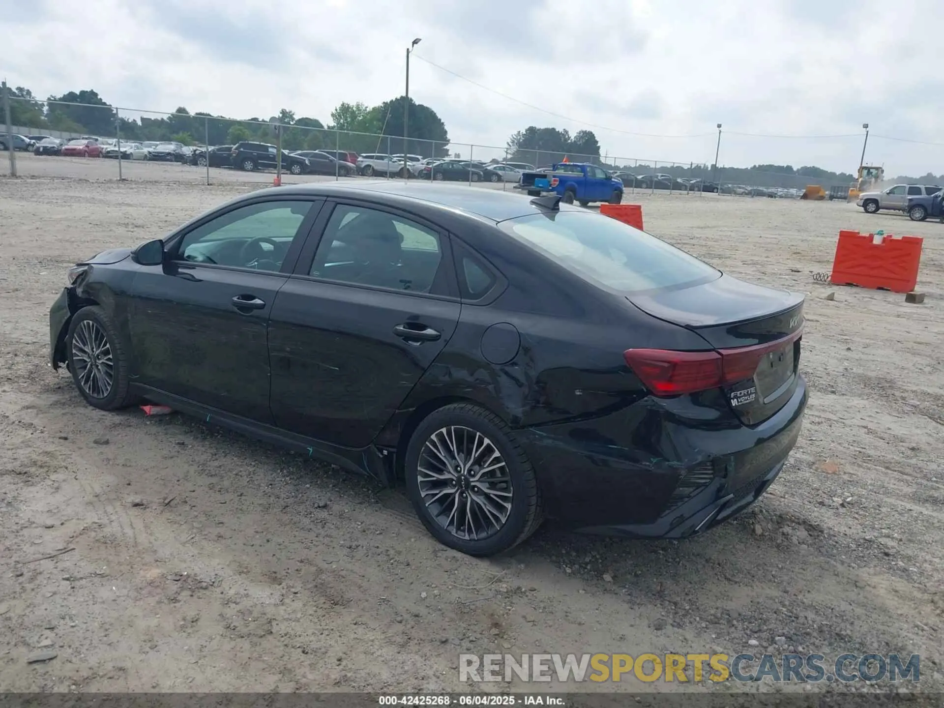 3 Photograph of a damaged car 3KPF54AD9NE458980 KIA FORTE 2022