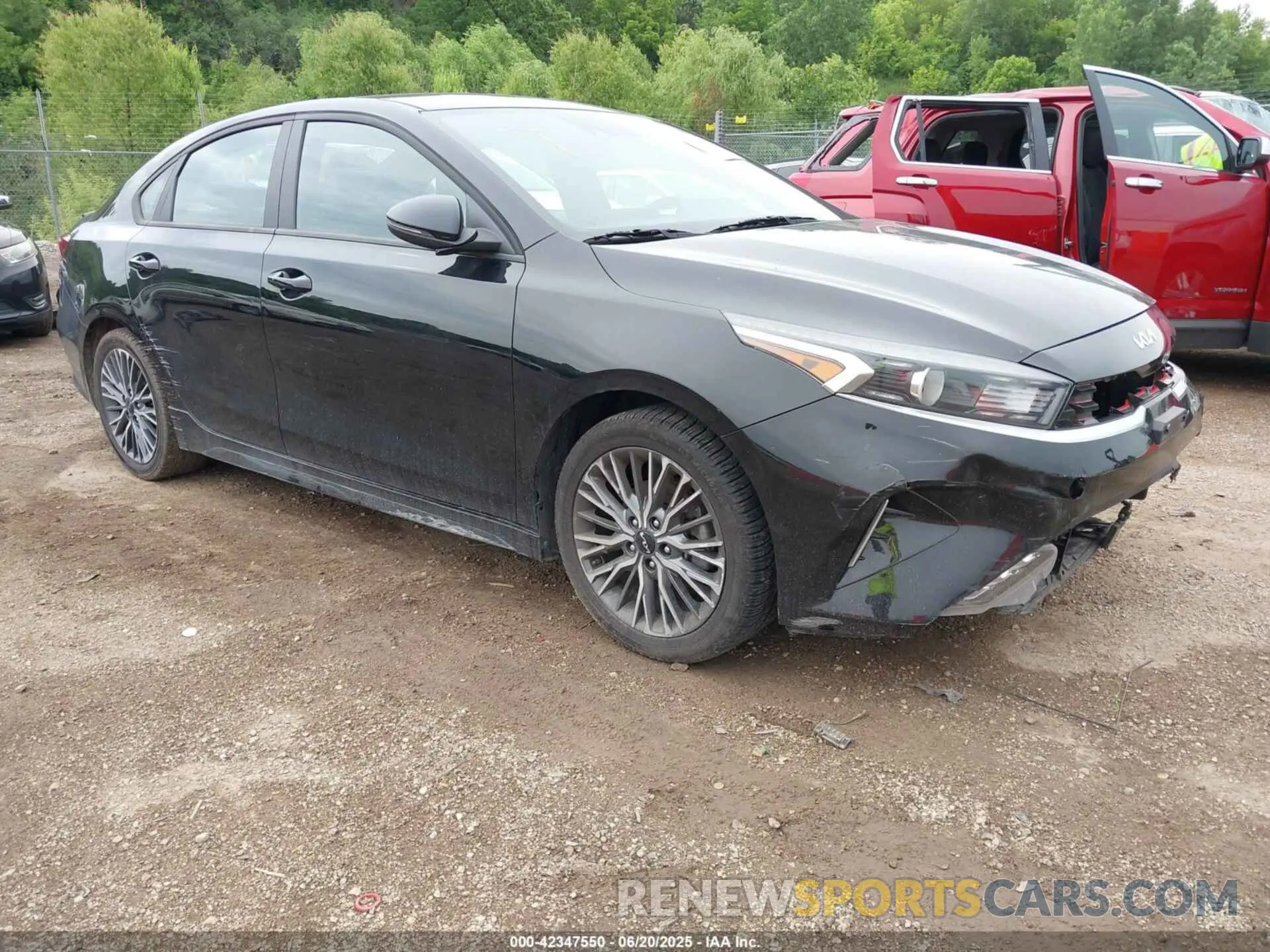 1 Photograph of a damaged car 3KPF54AD9NE478579 KIA FORTE 2022