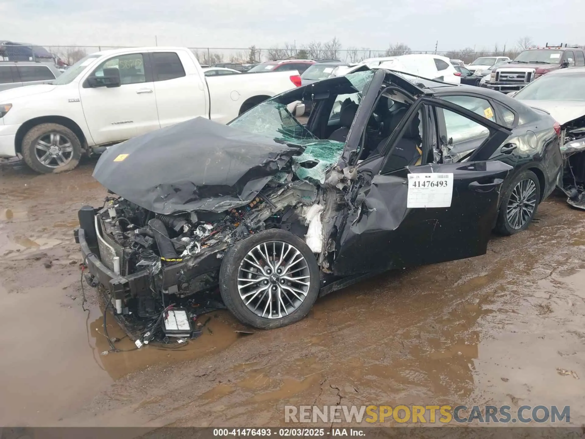 2 Photograph of a damaged car 3KPF54AD9NE488982 KIA FORTE 2022