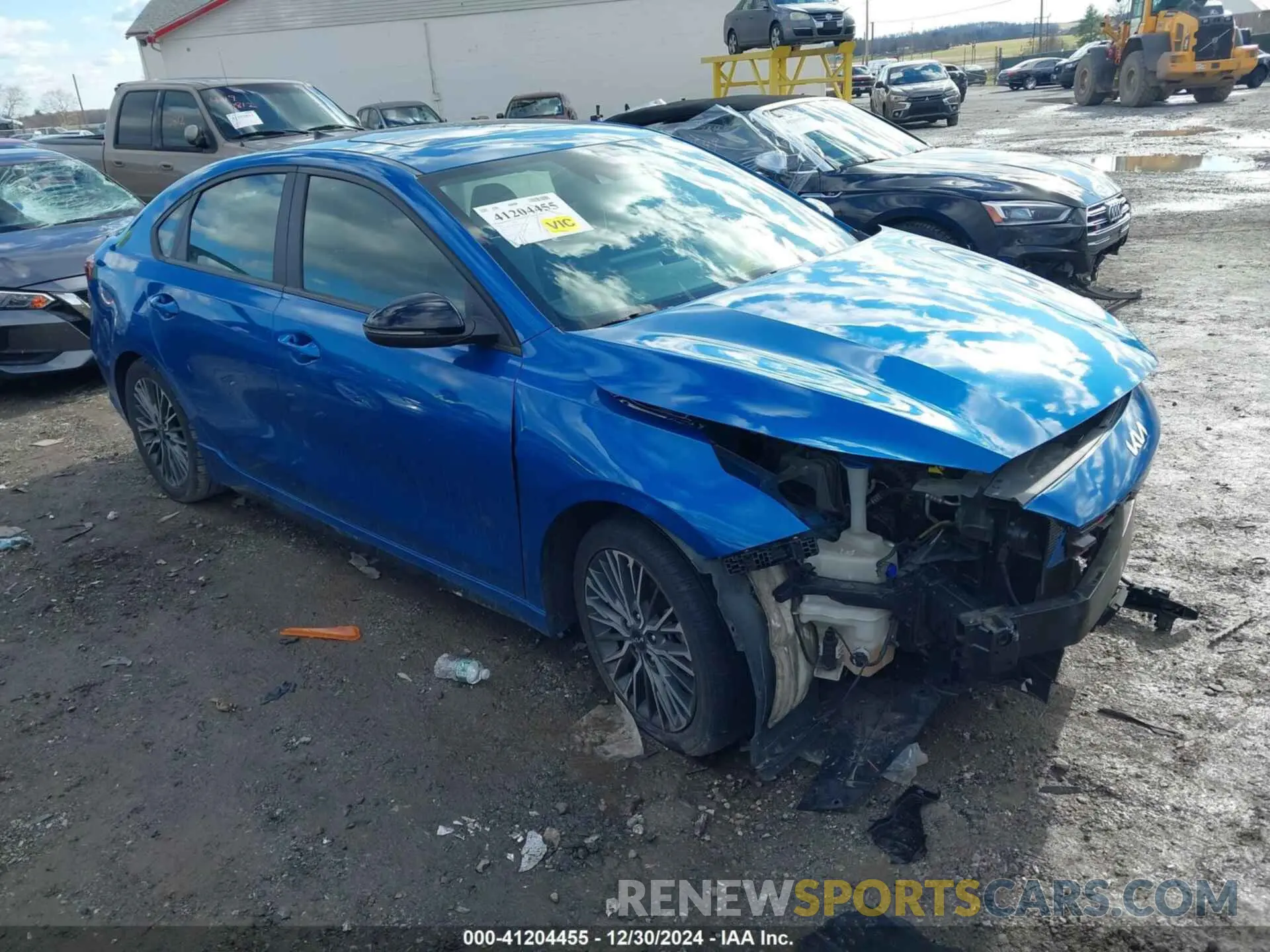 1 Photograph of a damaged car 3KPF54ADXNE426104 KIA FORTE 2022
