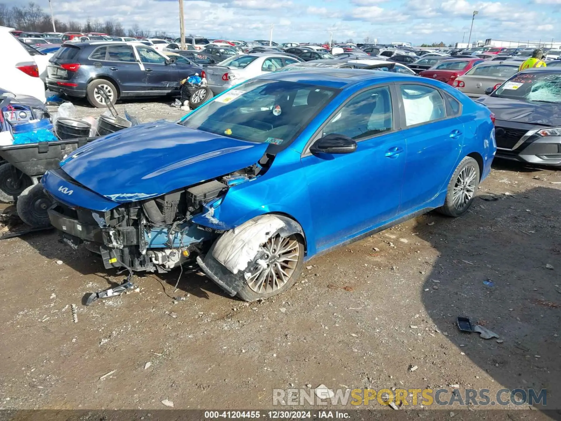 2 Photograph of a damaged car 3KPF54ADXNE426104 KIA FORTE 2022