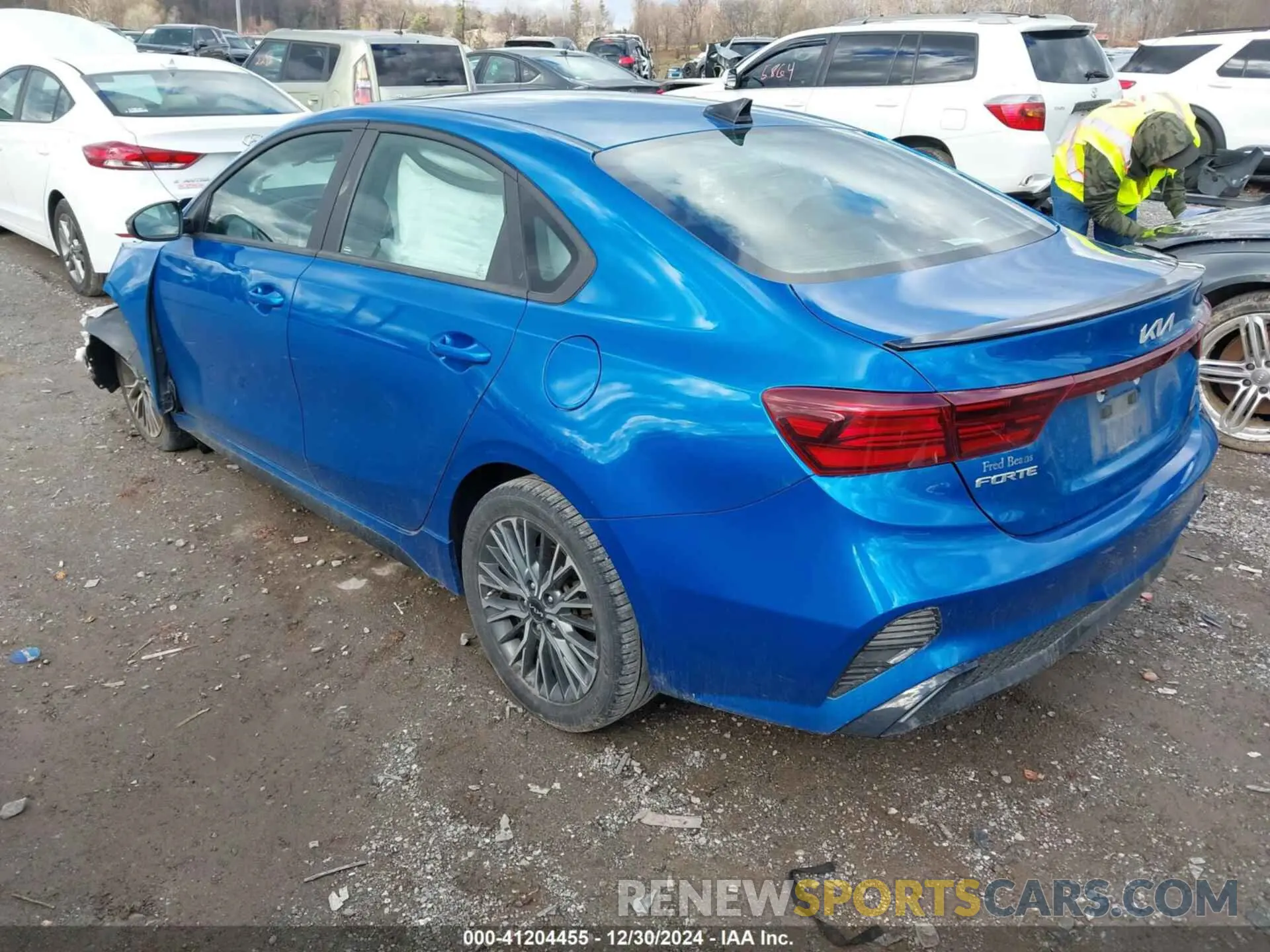 3 Photograph of a damaged car 3KPF54ADXNE426104 KIA FORTE 2022