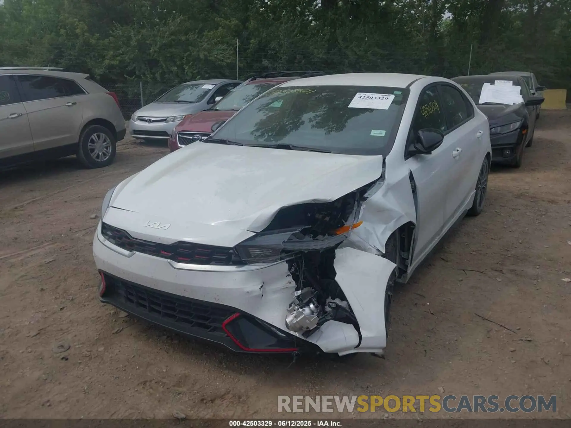 2 Photograph of a damaged car 3KPF54ADXNE430427 KIA FORTE 2022