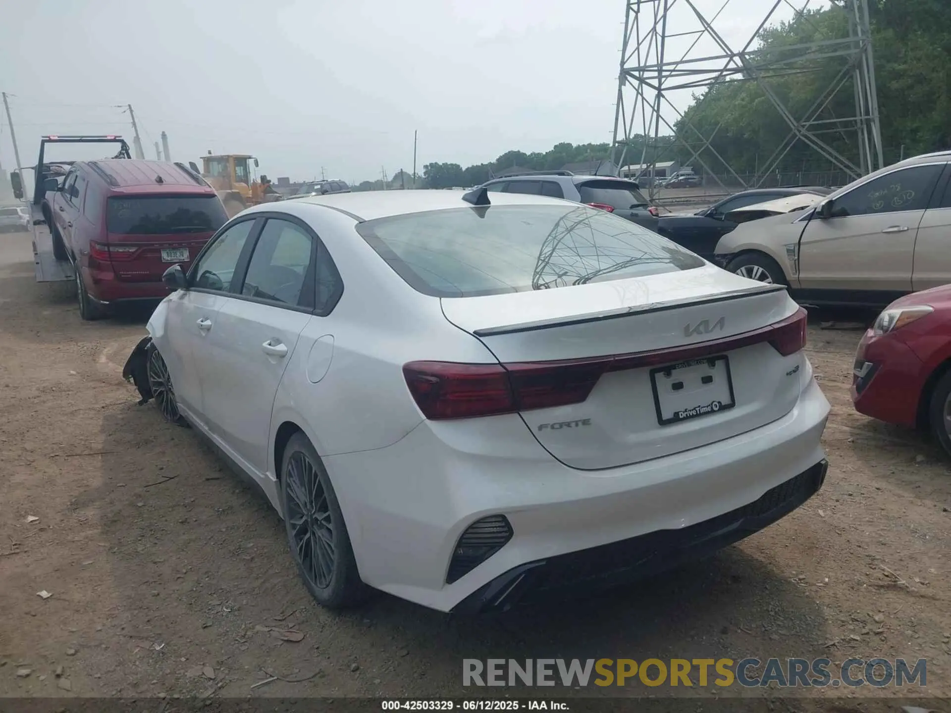 3 Photograph of a damaged car 3KPF54ADXNE430427 KIA FORTE 2022