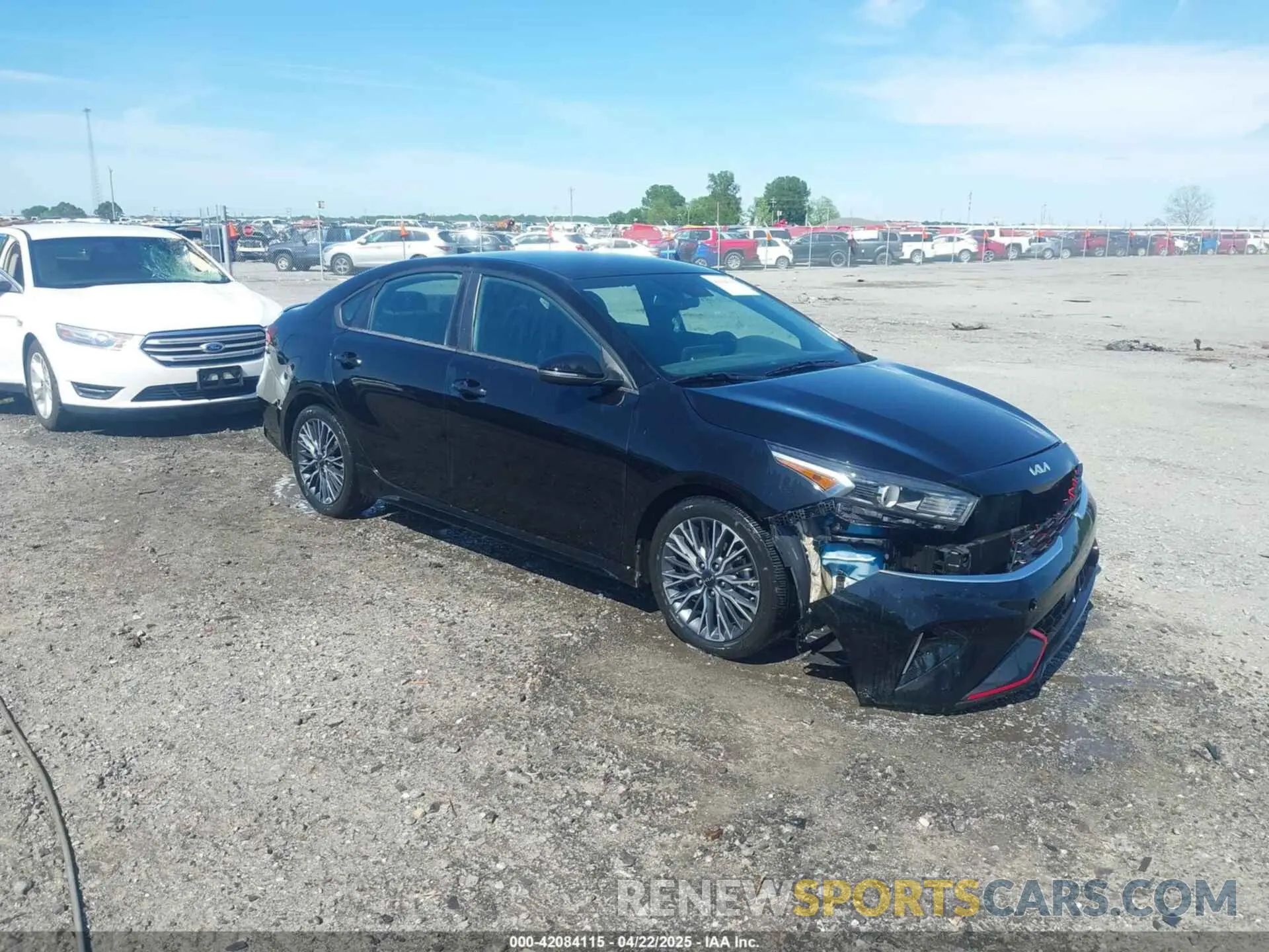 1 Photograph of a damaged car 3KPF54ADXNE448913 KIA FORTE 2022
