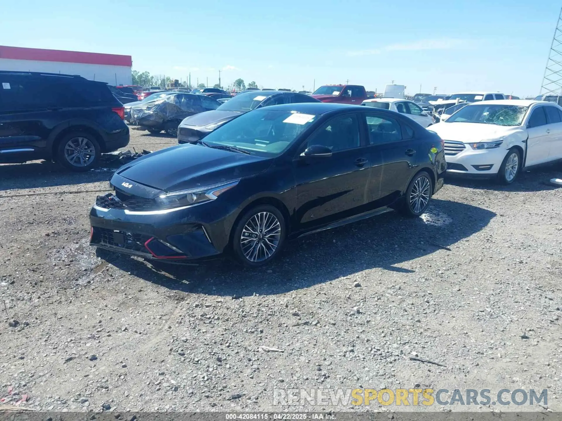 2 Photograph of a damaged car 3KPF54ADXNE448913 KIA FORTE 2022