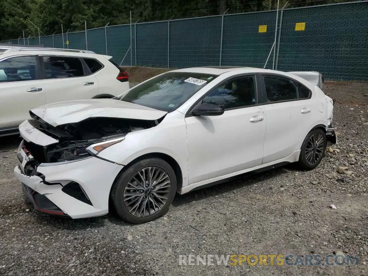 1 Photograph of a damaged car 3KPF54ADXNE471432 KIA FORTE 2022