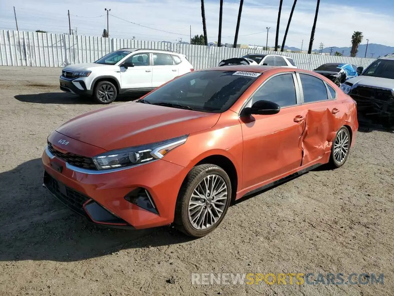 1 Photograph of a damaged car 3KPF54ADXNE498193 KIA FORTE 2022