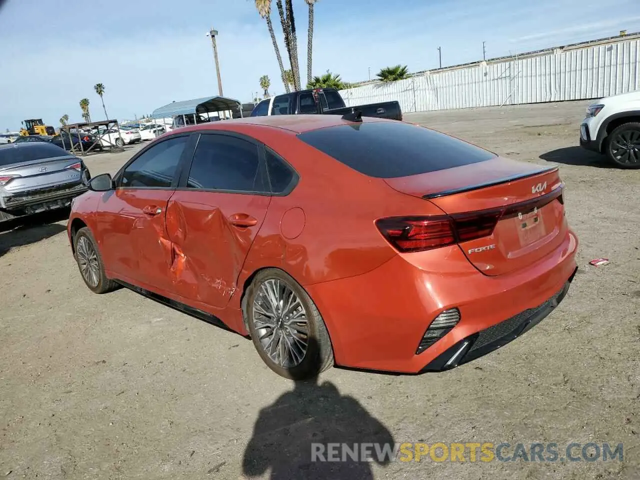 2 Photograph of a damaged car 3KPF54ADXNE498193 KIA FORTE 2022