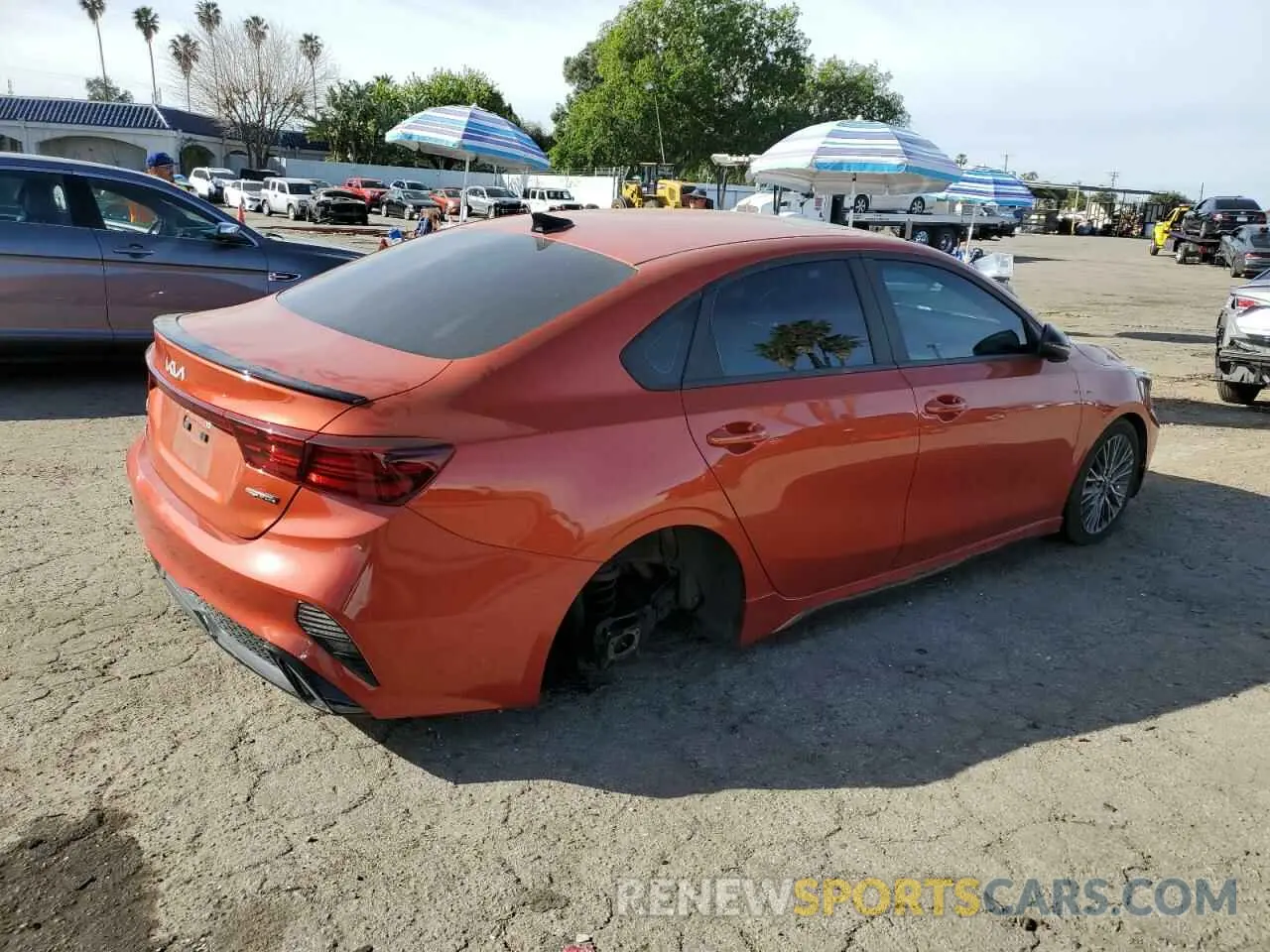 3 Photograph of a damaged car 3KPF54ADXNE498193 KIA FORTE 2022