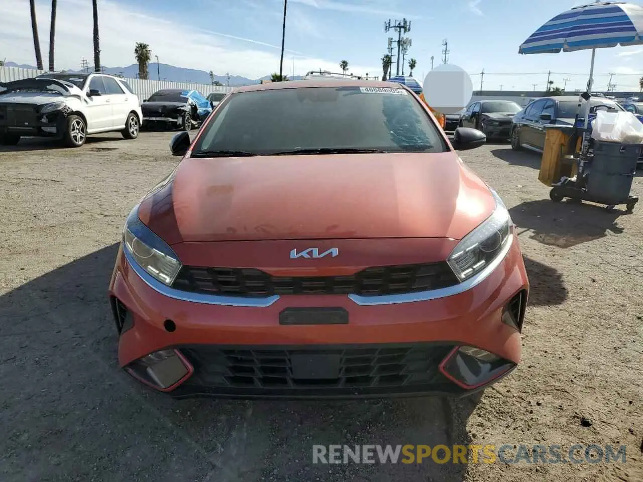 5 Photograph of a damaged car 3KPF54ADXNE498193 KIA FORTE 2022