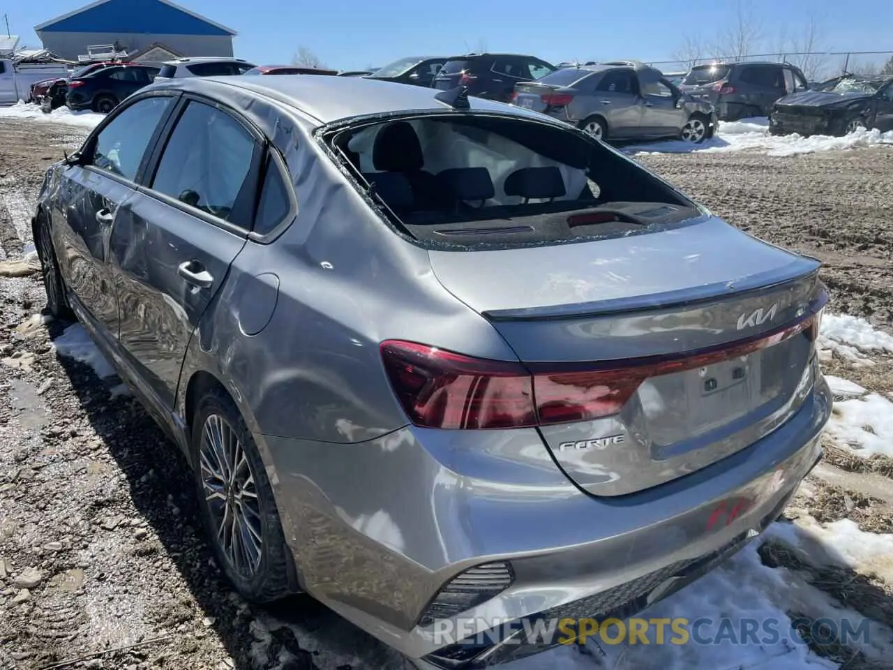 2 Photograph of a damaged car 3KPF54ADXNE502680 KIA FORTE 2022