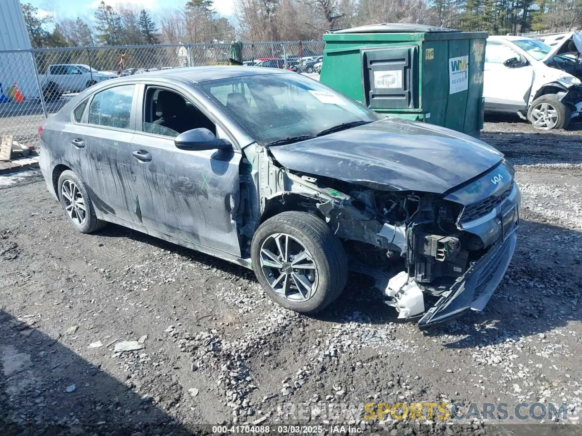 1 Photograph of a damaged car 3KPF24AD0PE525316 KIA FORTE 2023